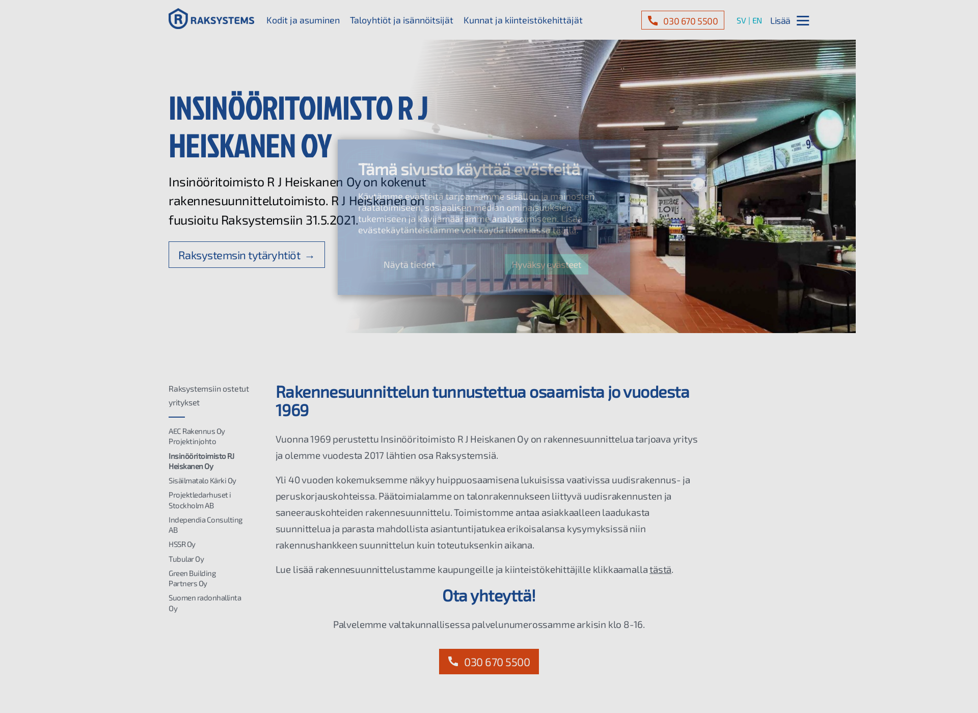Screenshot for heiskanen.fi