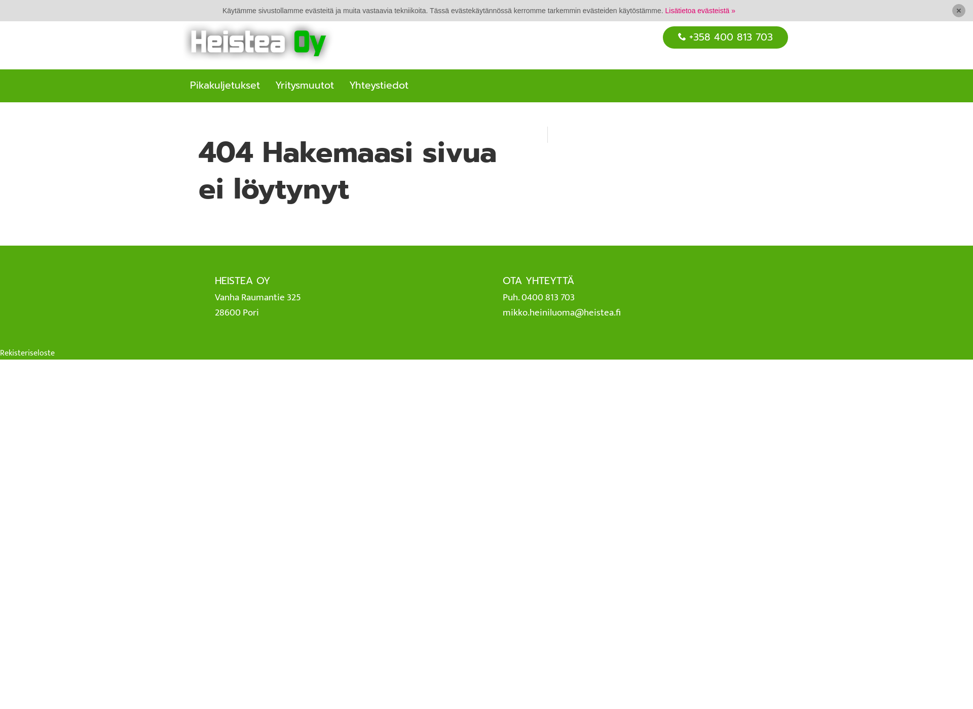 Screenshot for heistea.fi