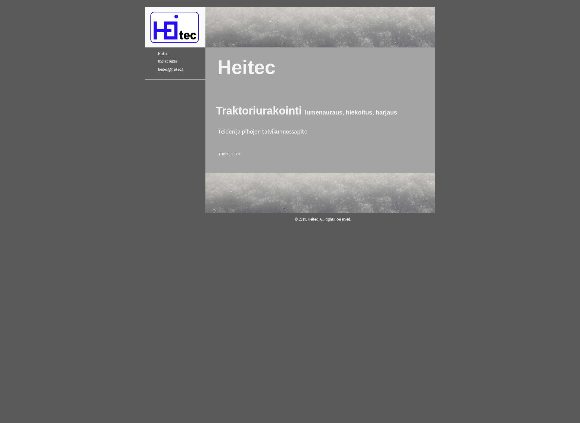 Skärmdump för heitec.fi