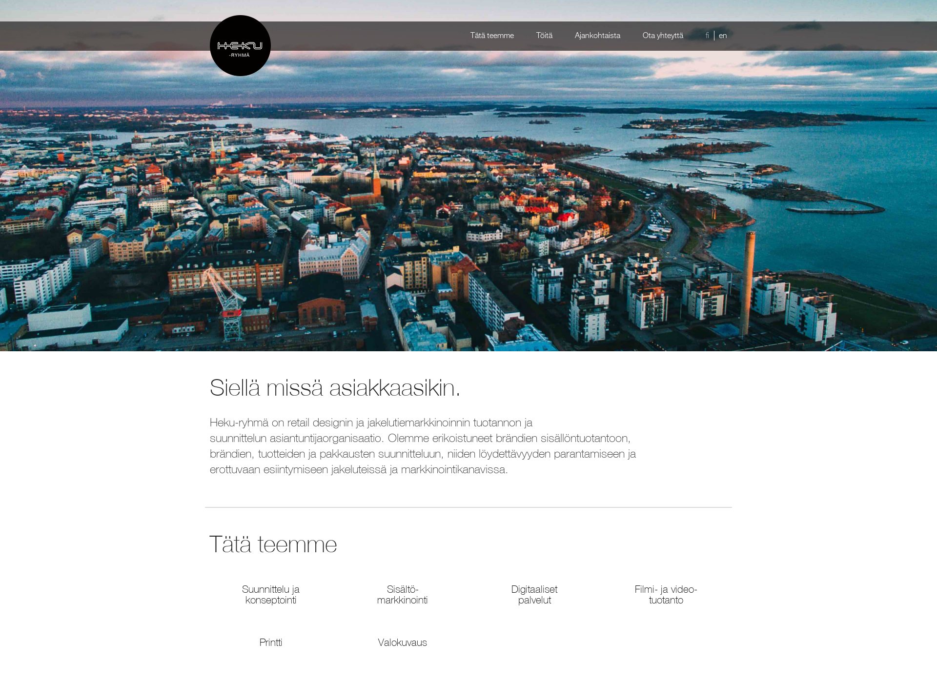 Screenshot for heku.fi