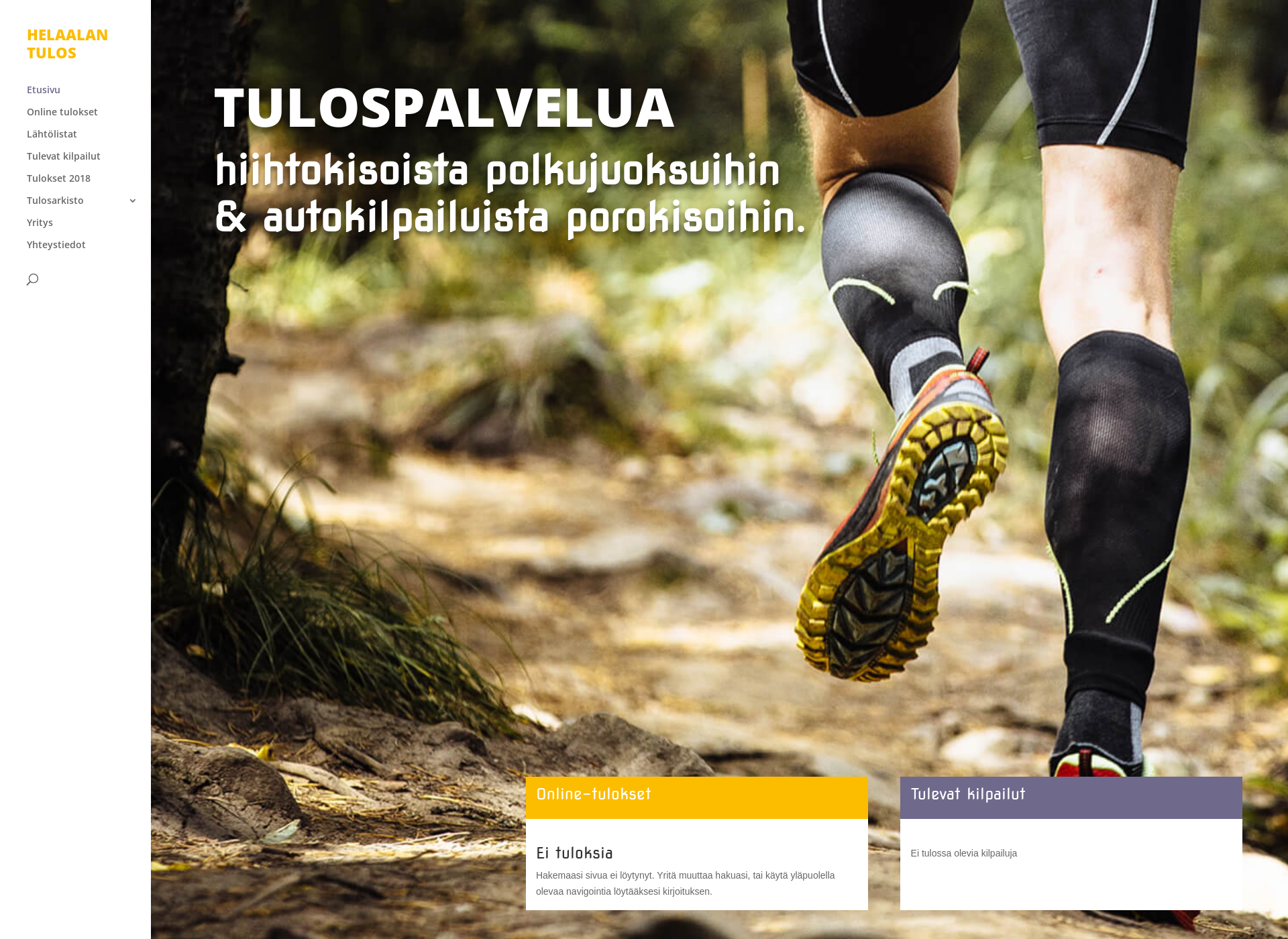 Skärmdump för helaalantulos.fi