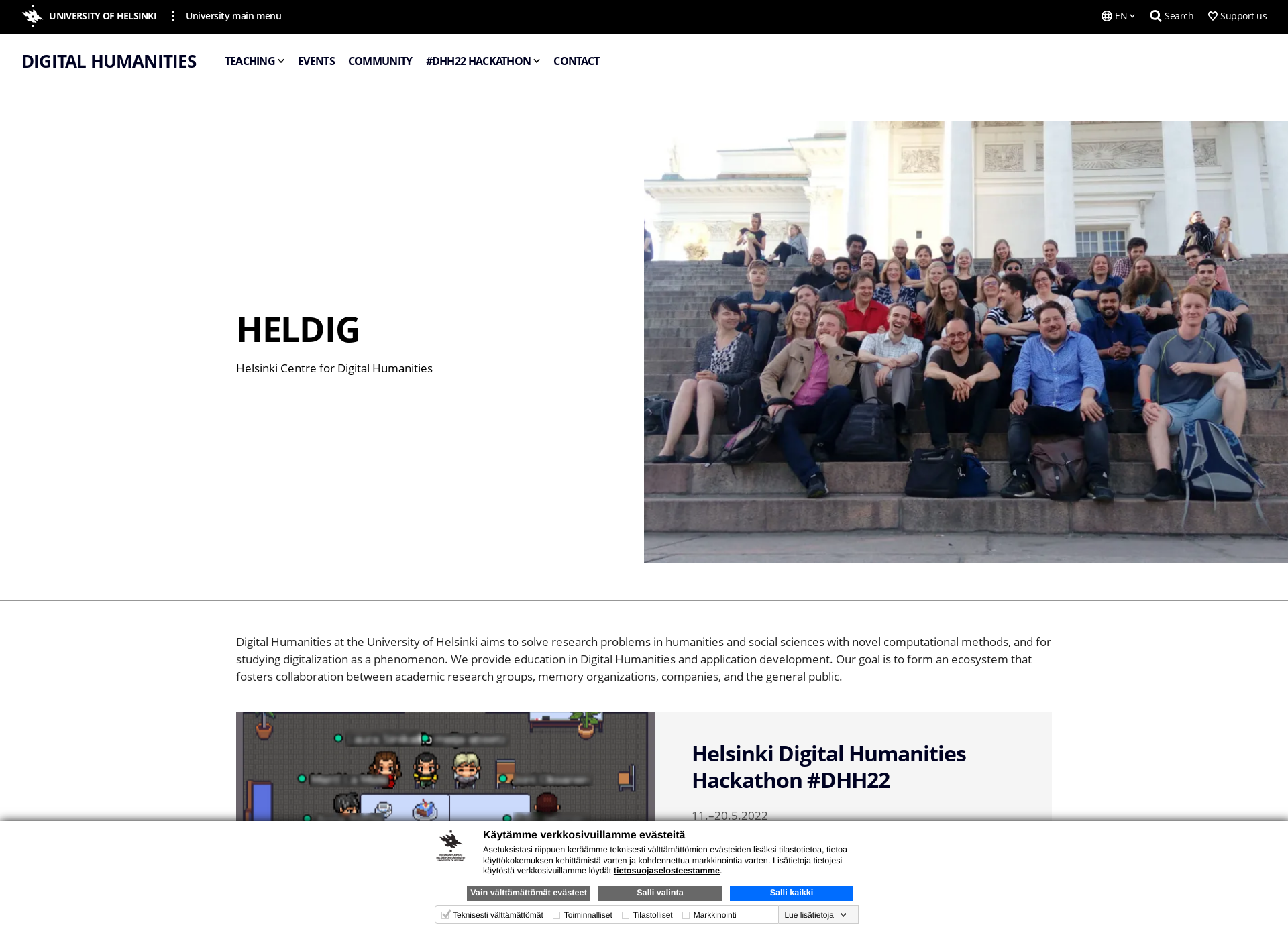 Screenshot for heldig.fi