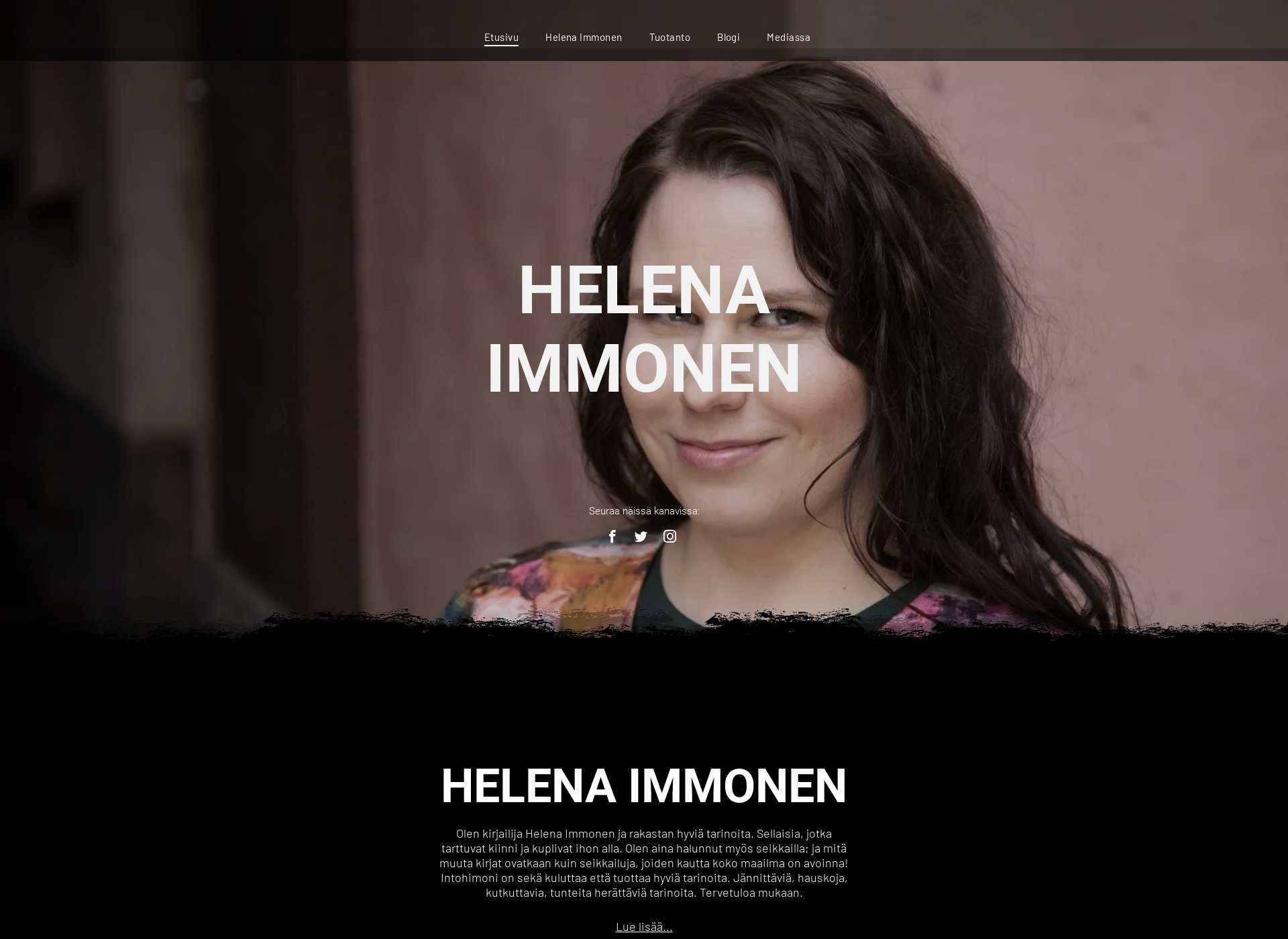 Screenshot for helenaimmonen.fi