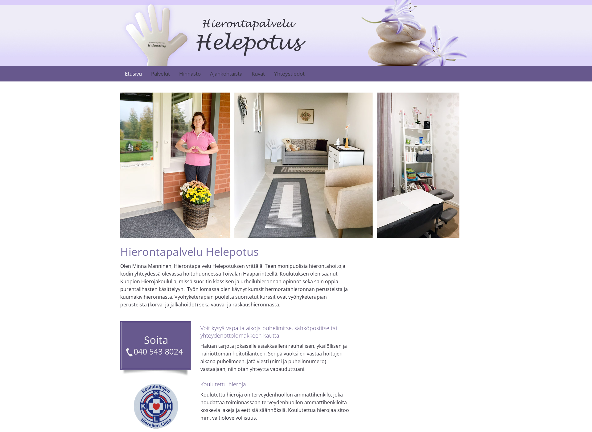Screenshot for helepotus.fi