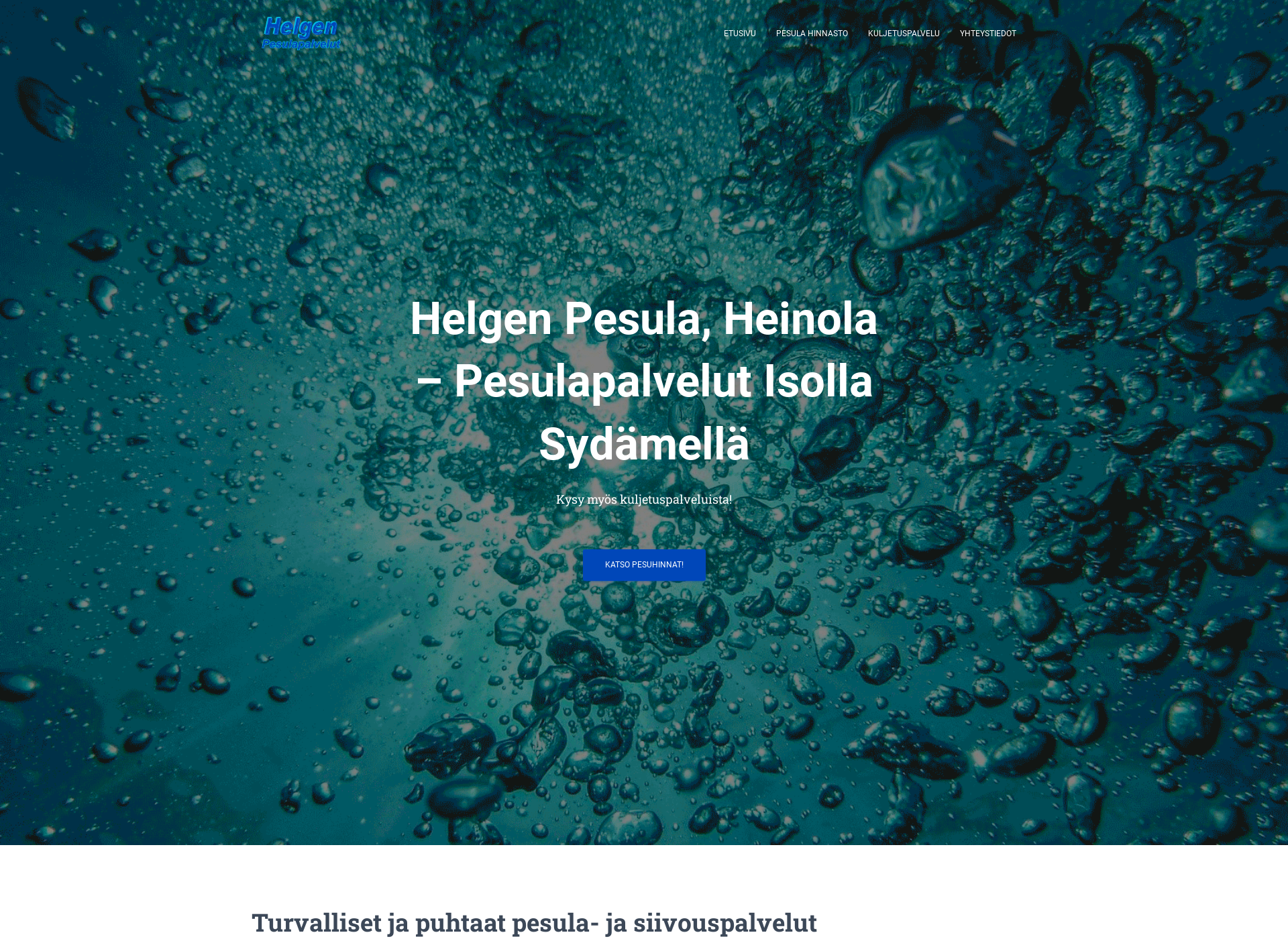 Screenshot for helgenpesula.fi