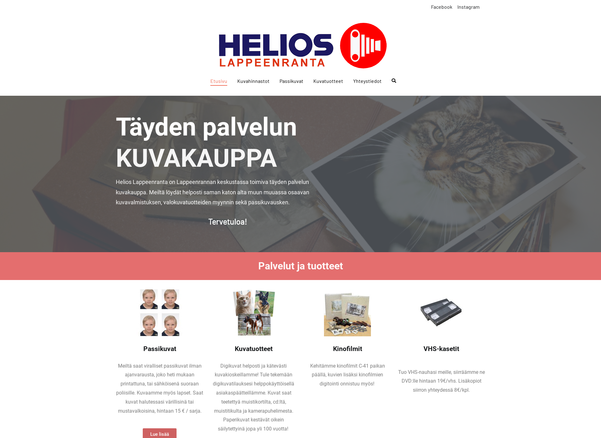 Screenshot for helioslappeenranta.fi
