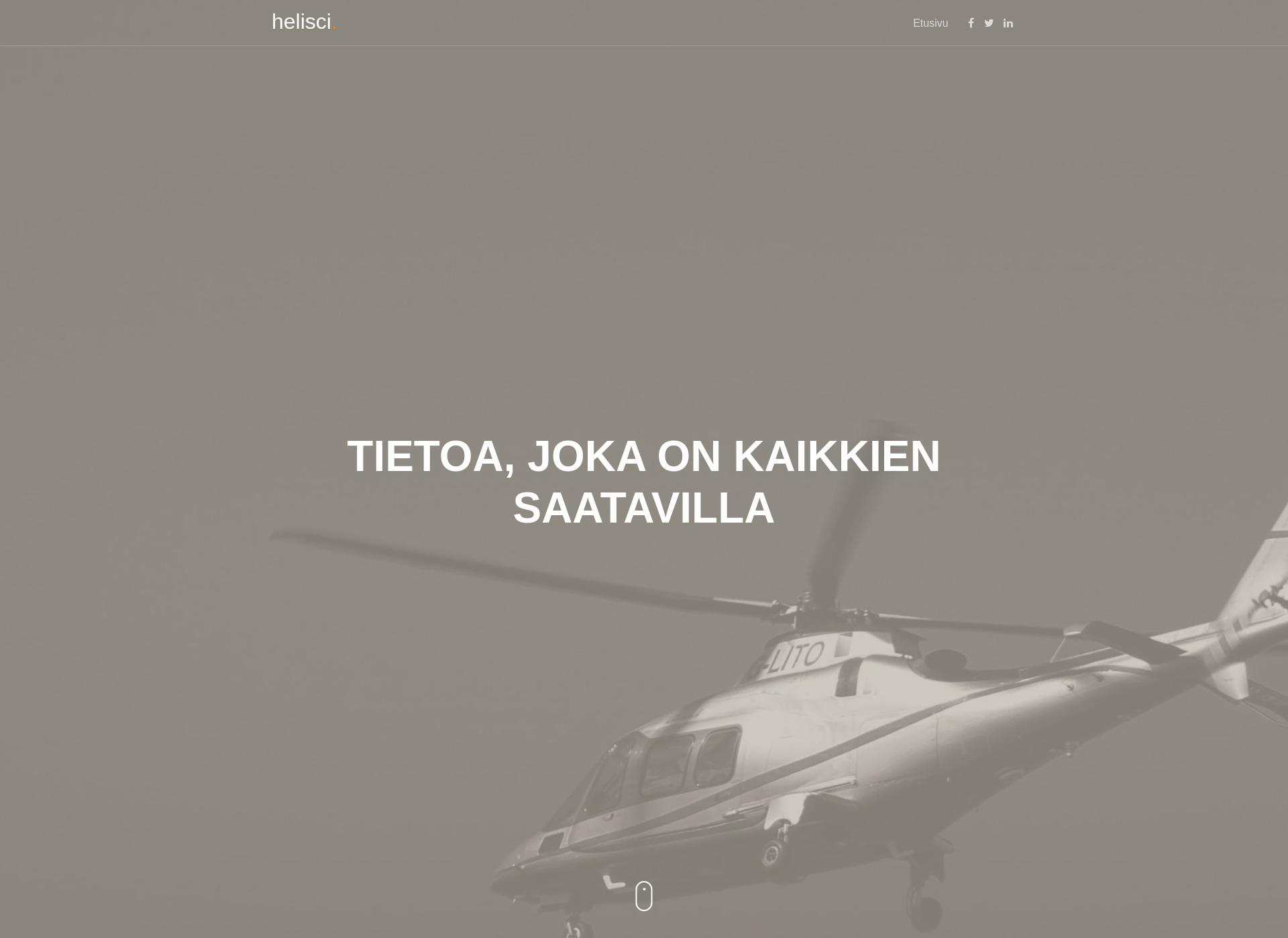 Skärmdump för helisci.fi