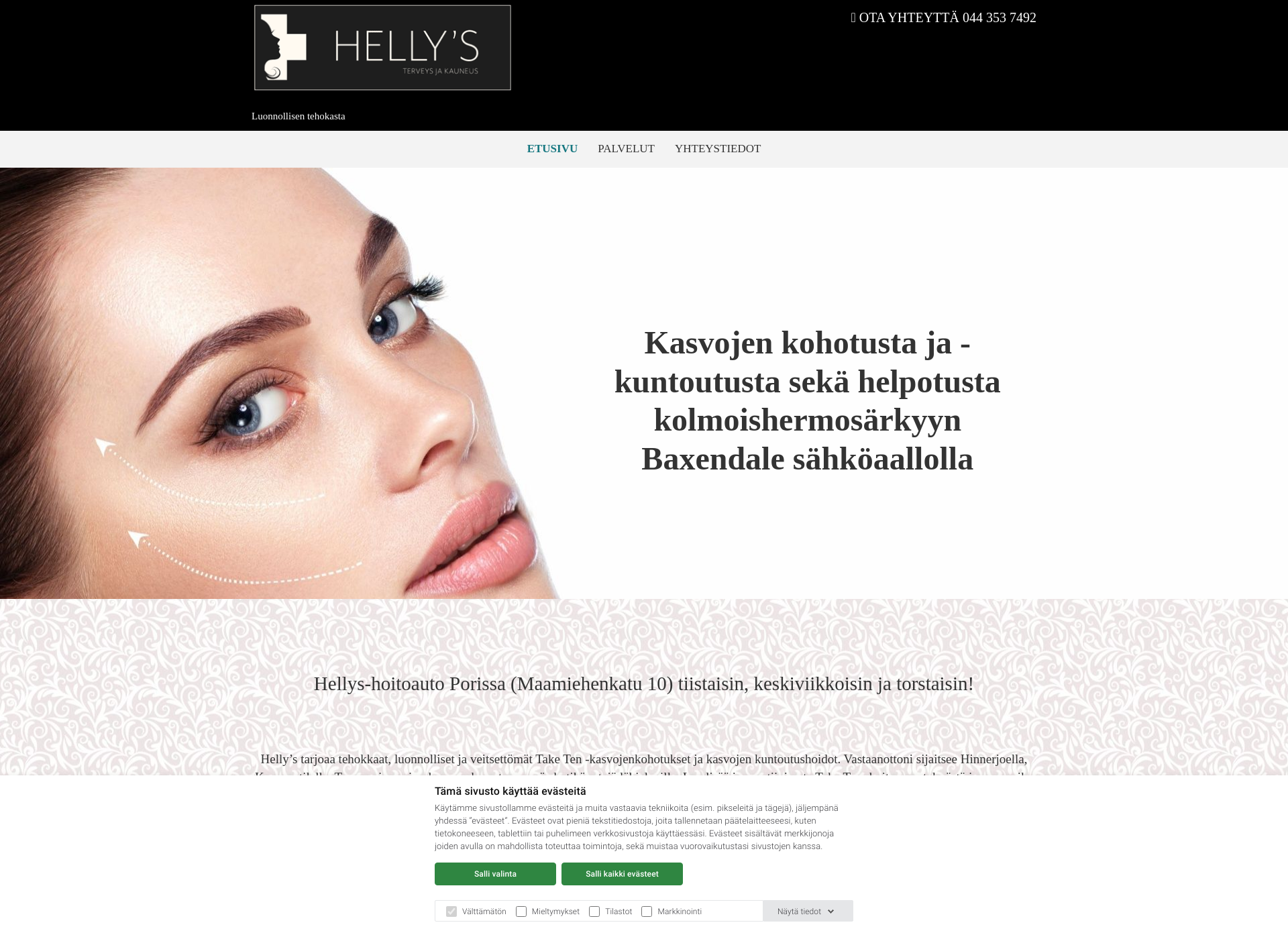 Screenshot for hellys.fi