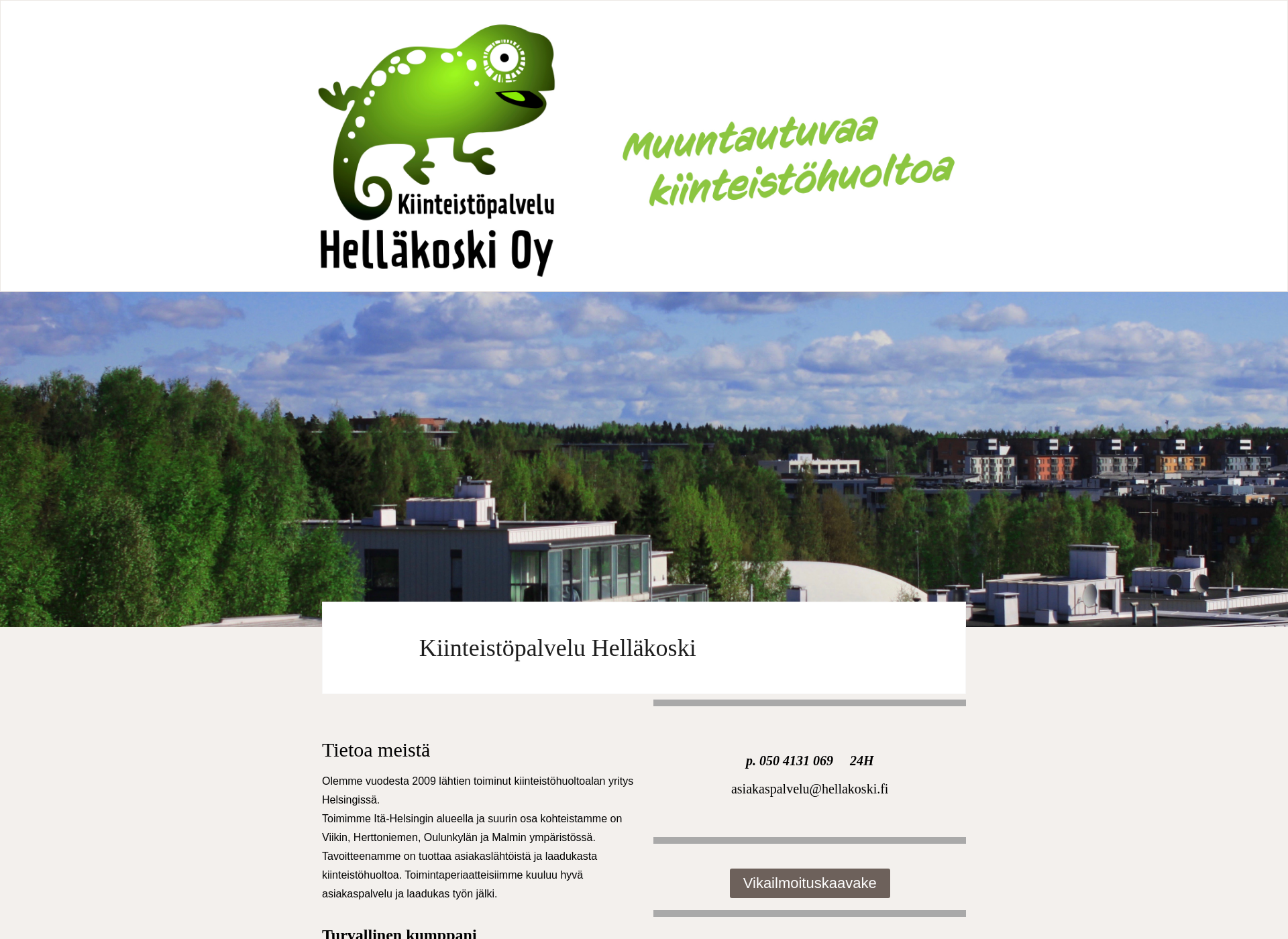 Screenshot for helläkoski.fi