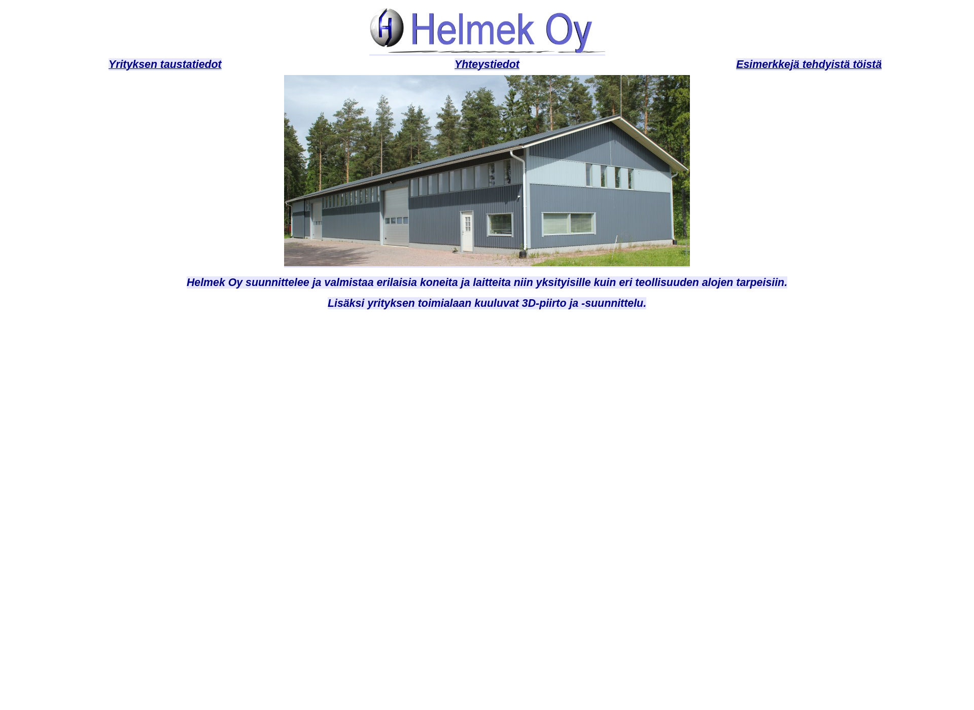 Screenshot for helmek.fi