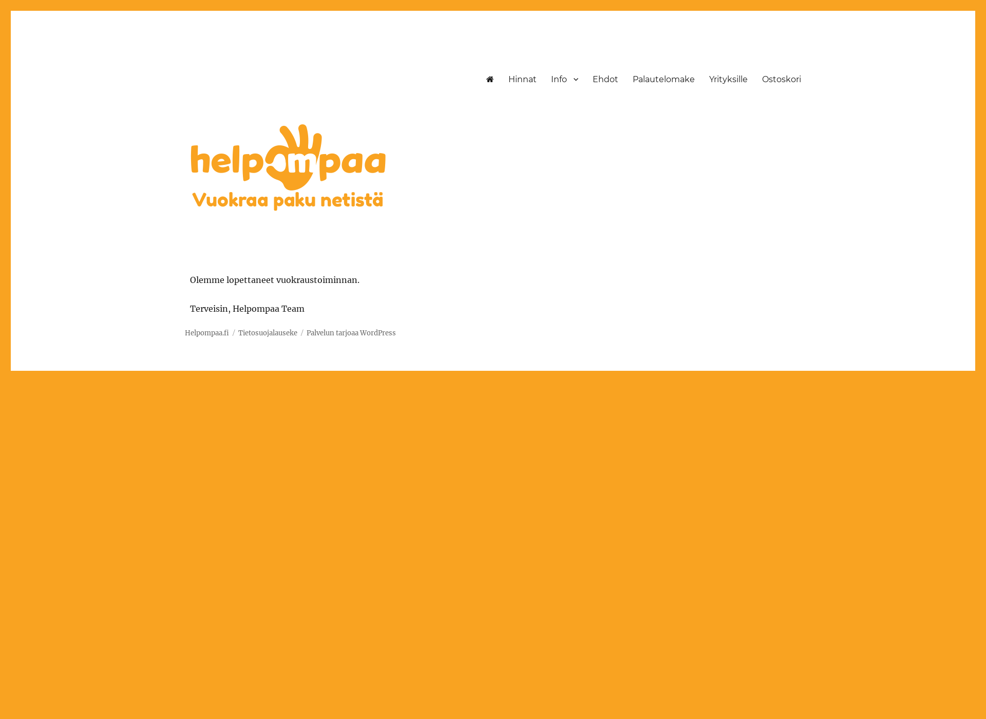 Screenshot for helpompaa.fi