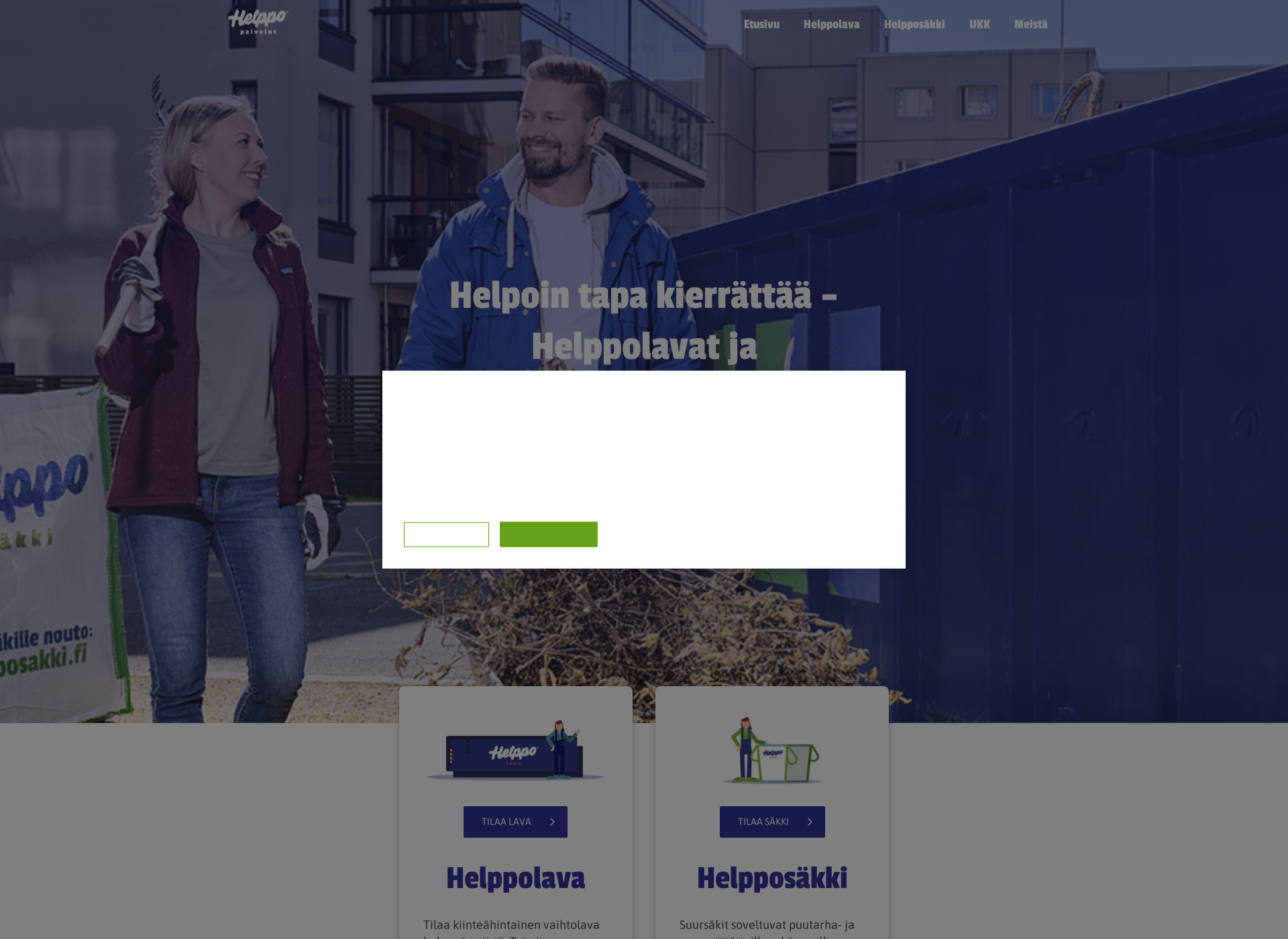 Screenshot for helpposakki.fi