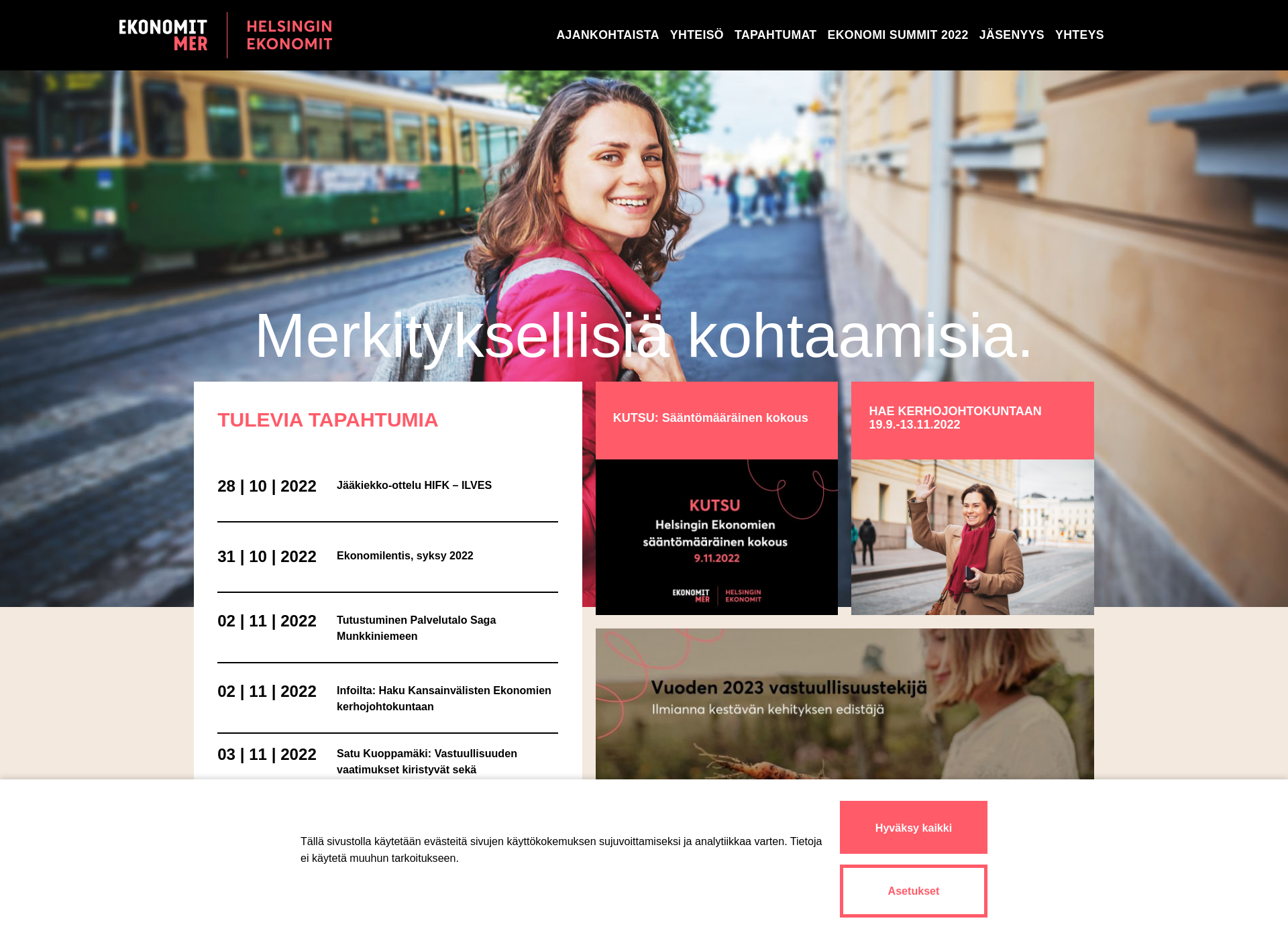 Skärmdump för helsinginekonomit.fi