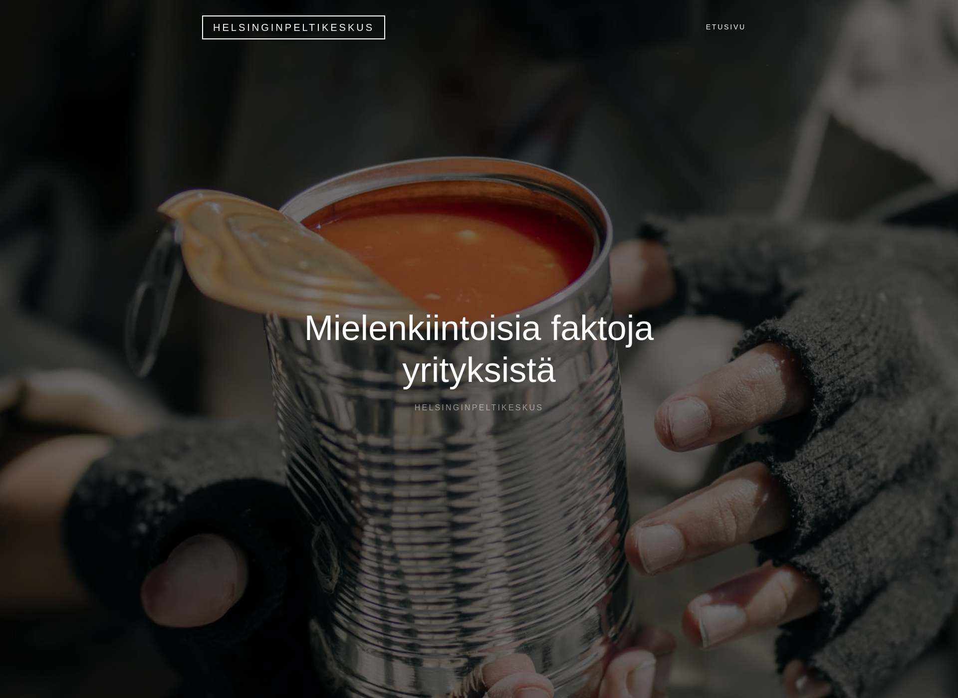 Screenshot for helsinginpeltikeskus.fi