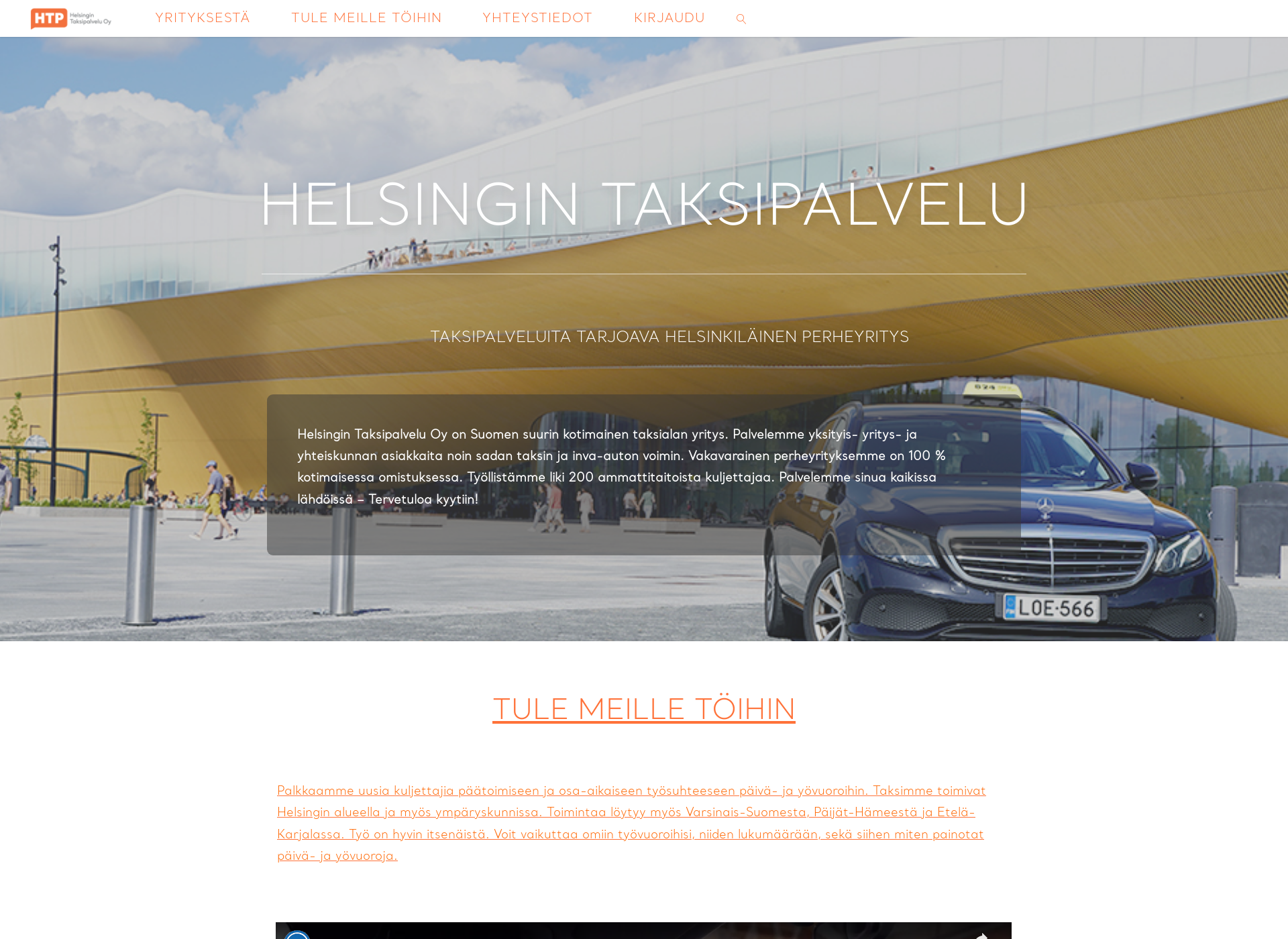 Skärmdump för helsingintaksipalvelu.fi