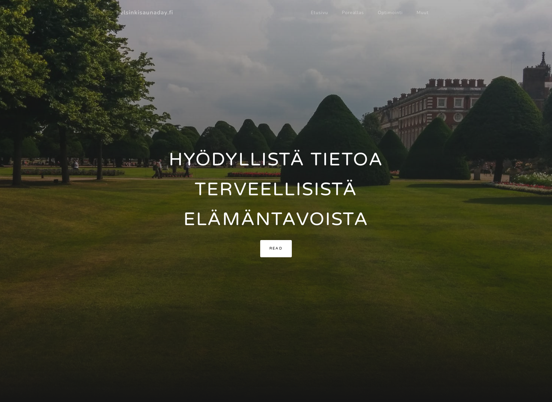 Screenshot for helsinkisaunaday.fi
