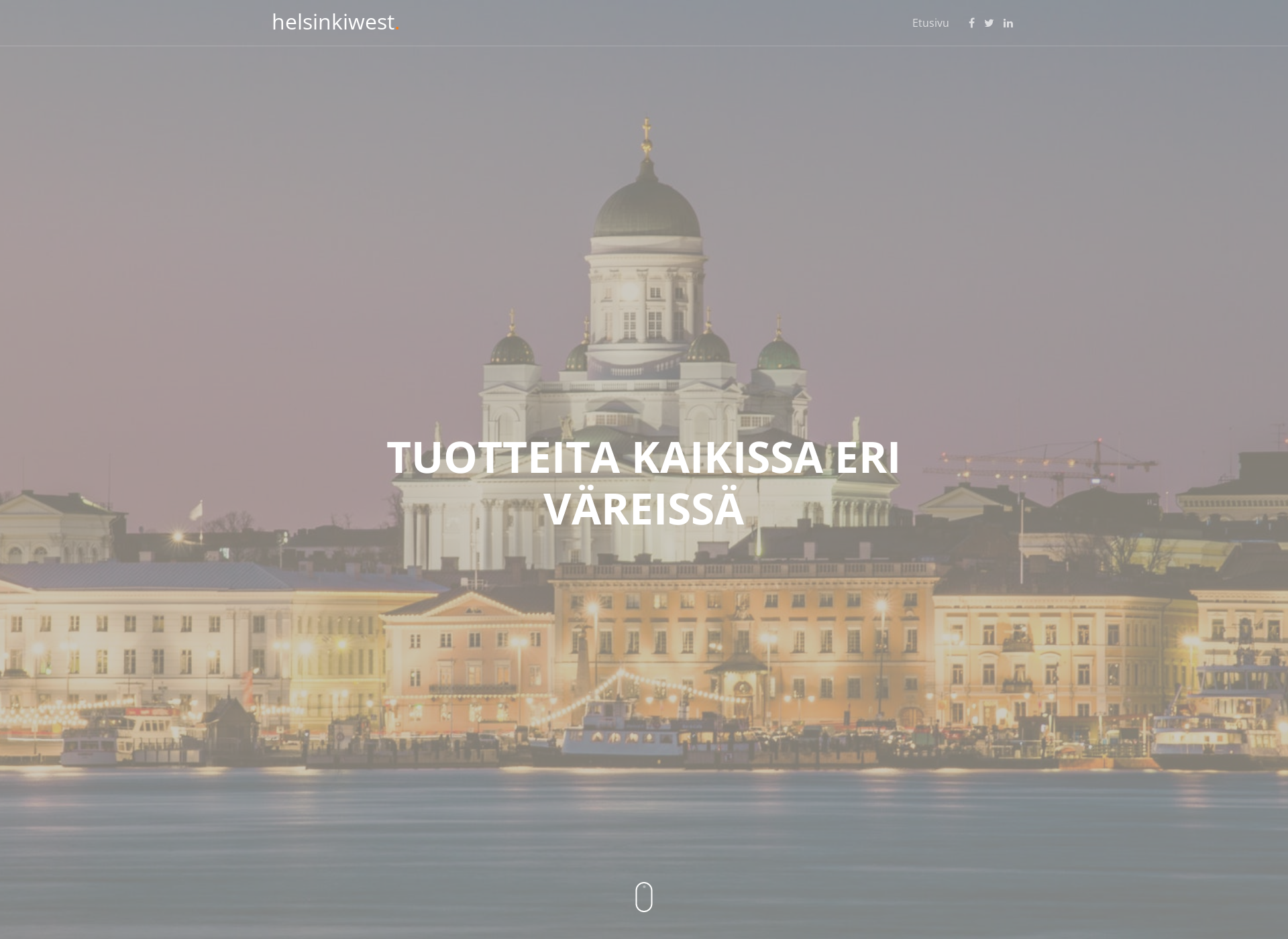 Screenshot for helsinkiwest.fi