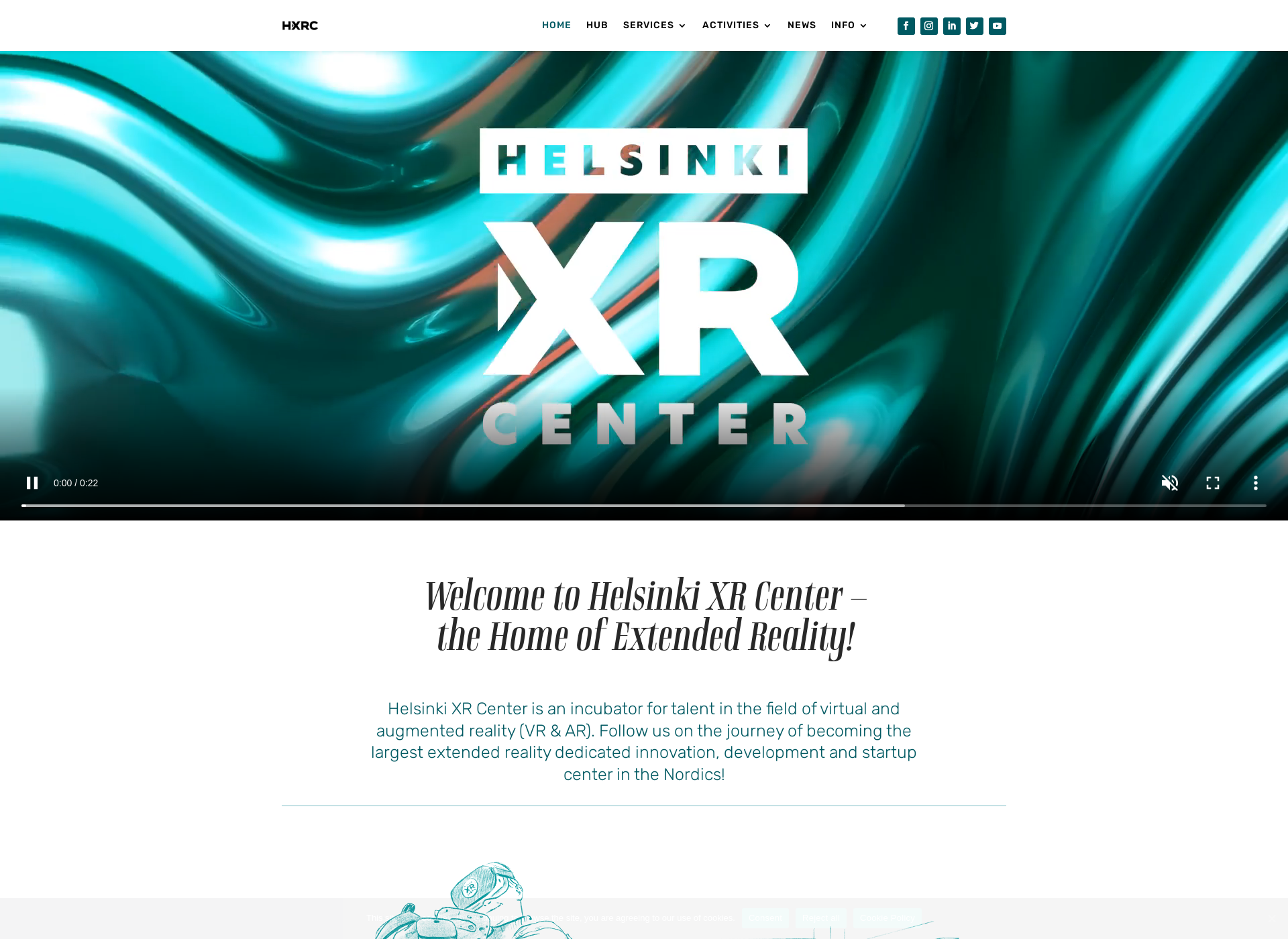 Screenshot for helsinkixrcenter.fi