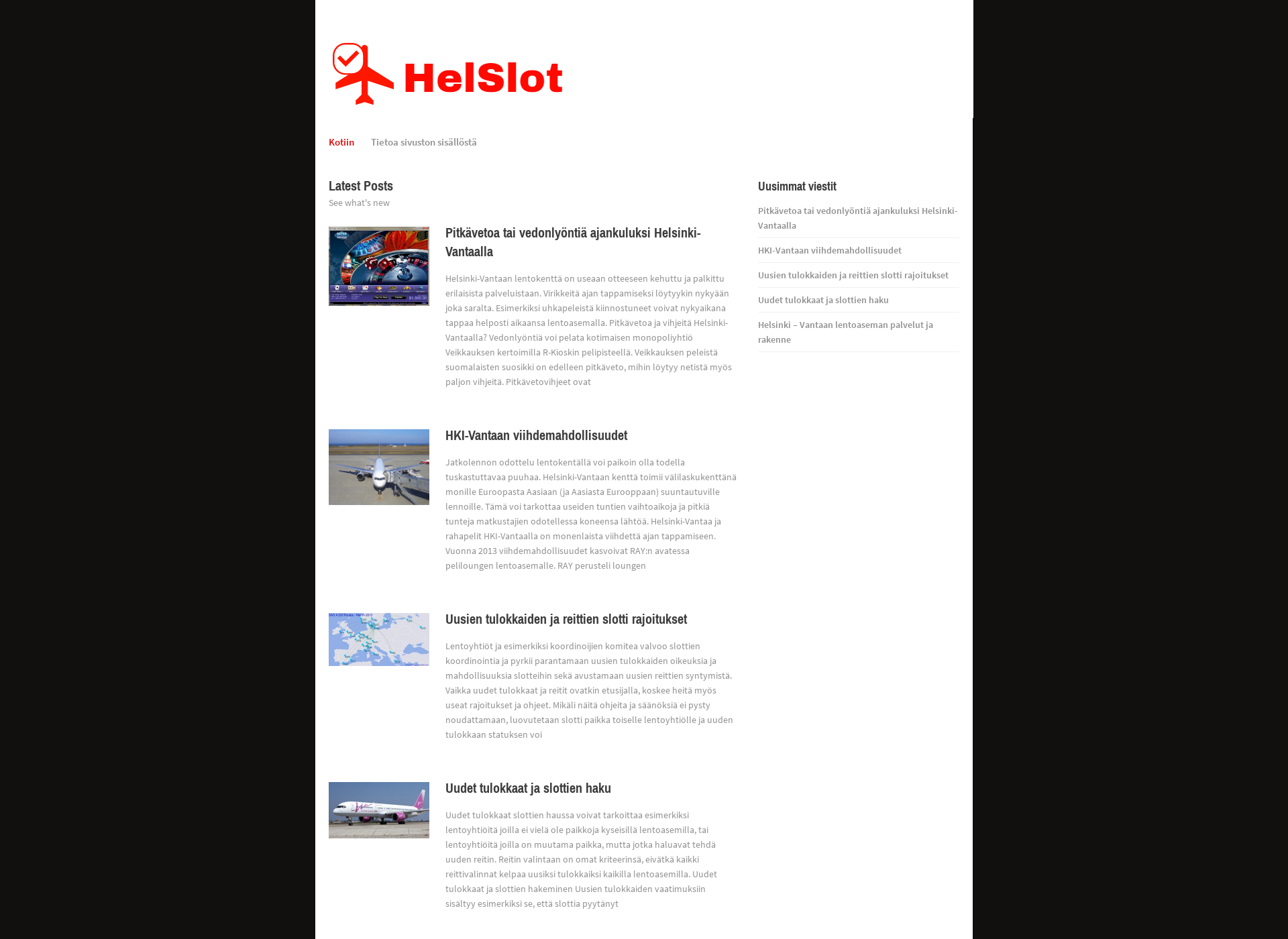 Screenshot for helslot.fi