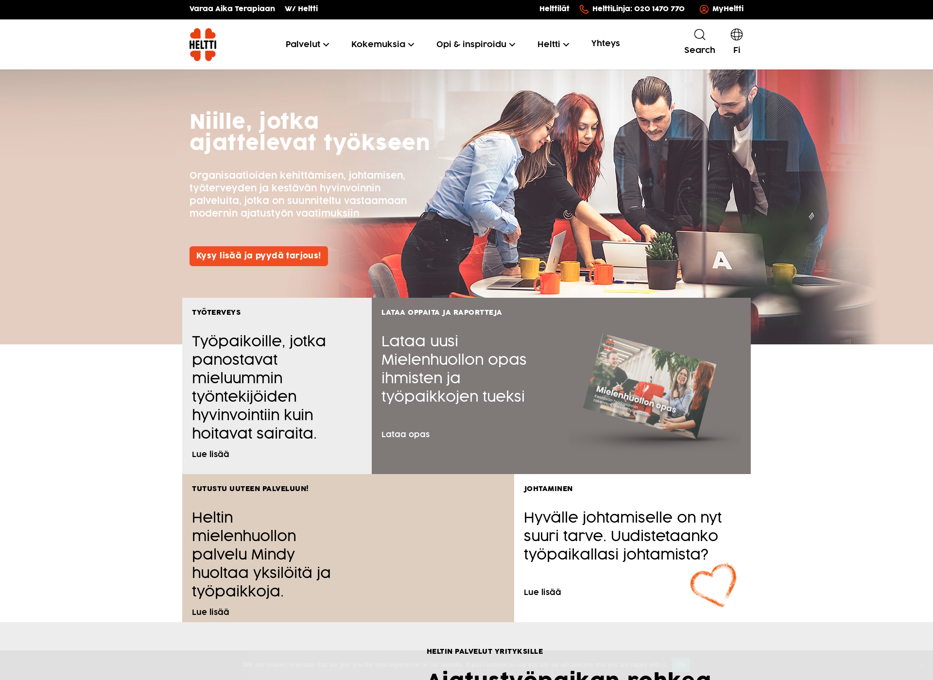 Screenshot for heltti.fi
