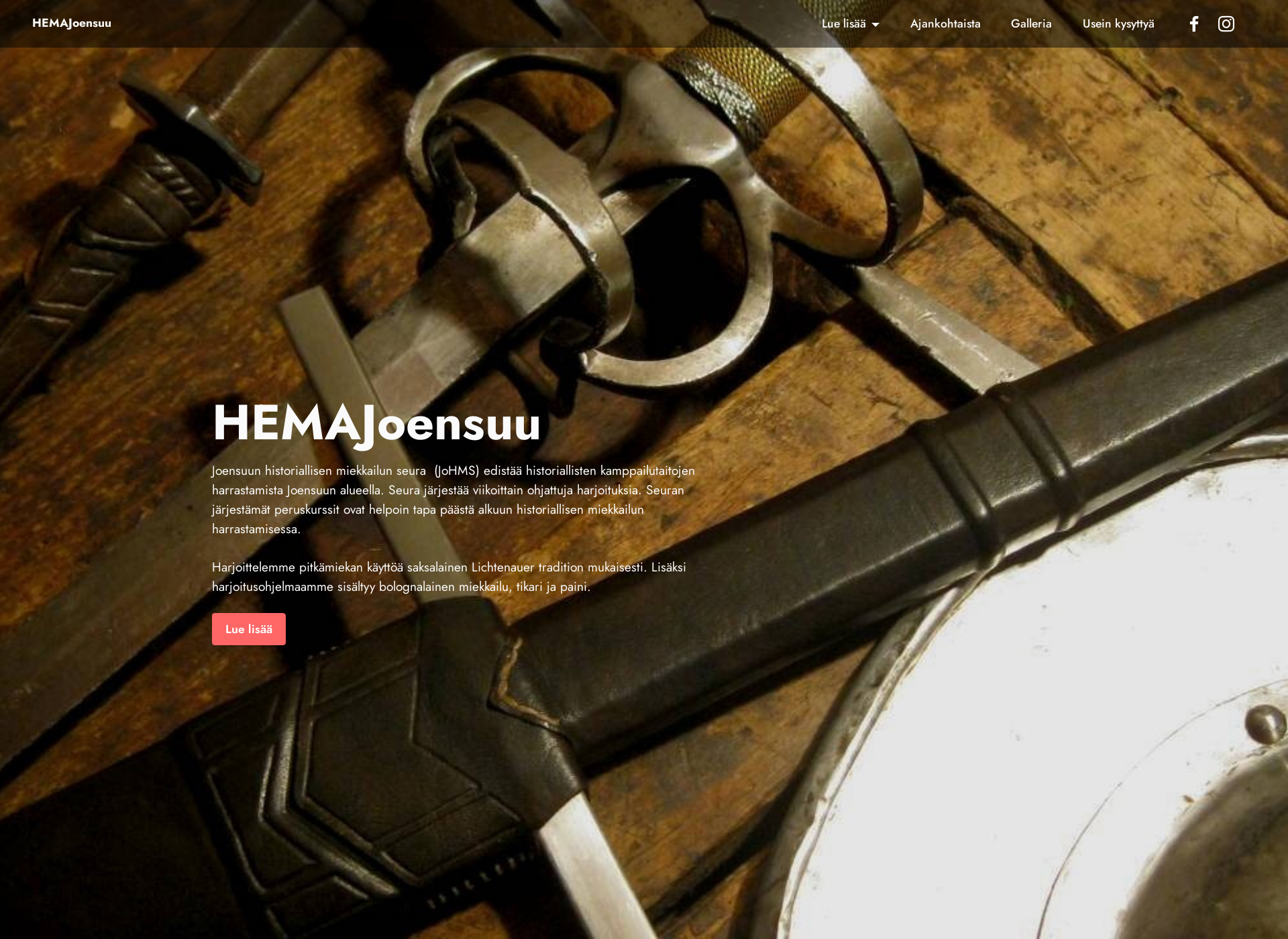 Screenshot for hemajoensuu.fi