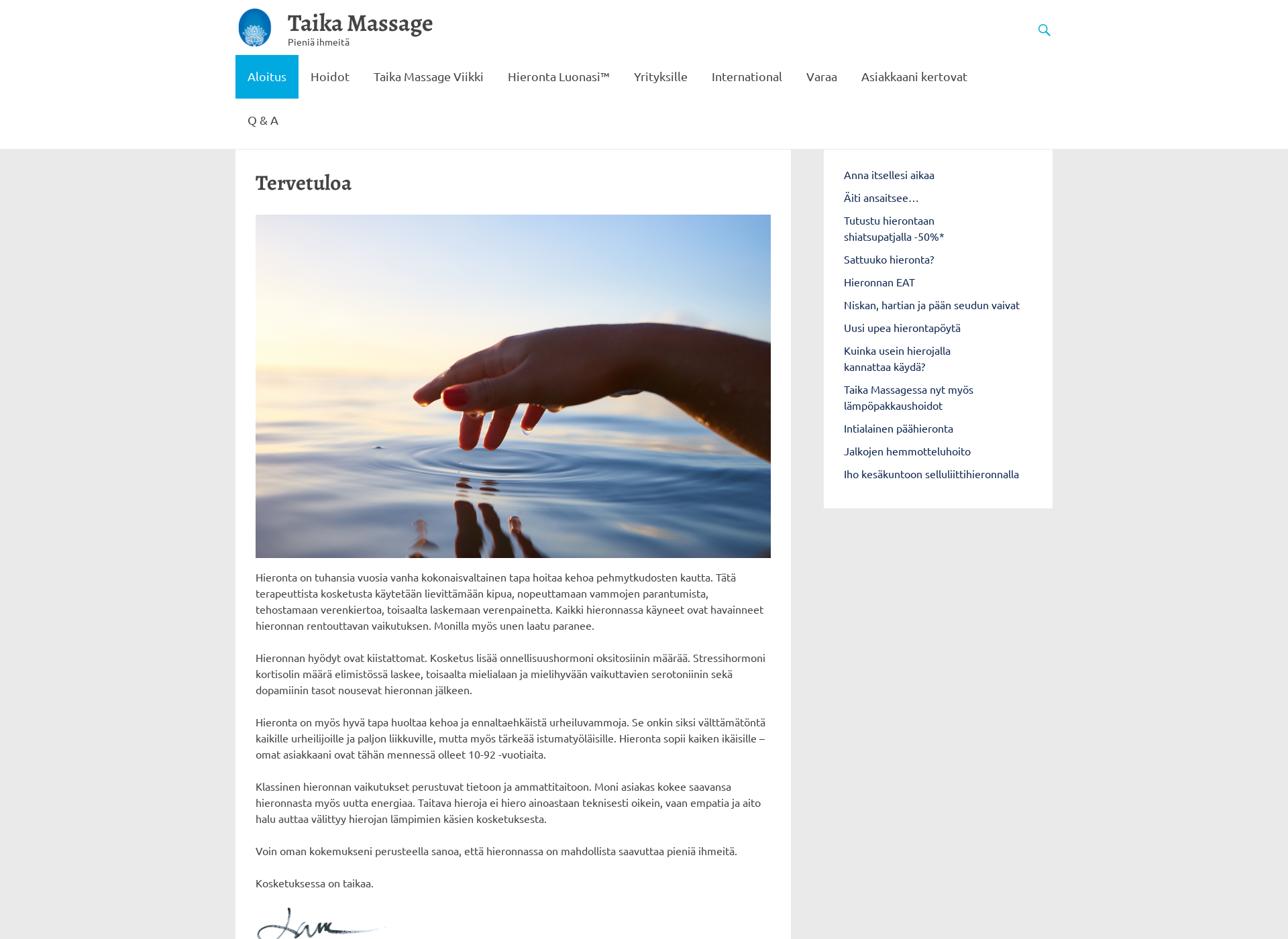 Screenshot for hemmotteluhoito.fi