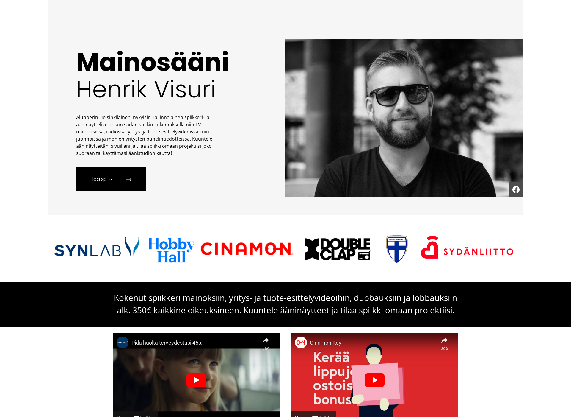 Screenshot for henrikvisuri.fi