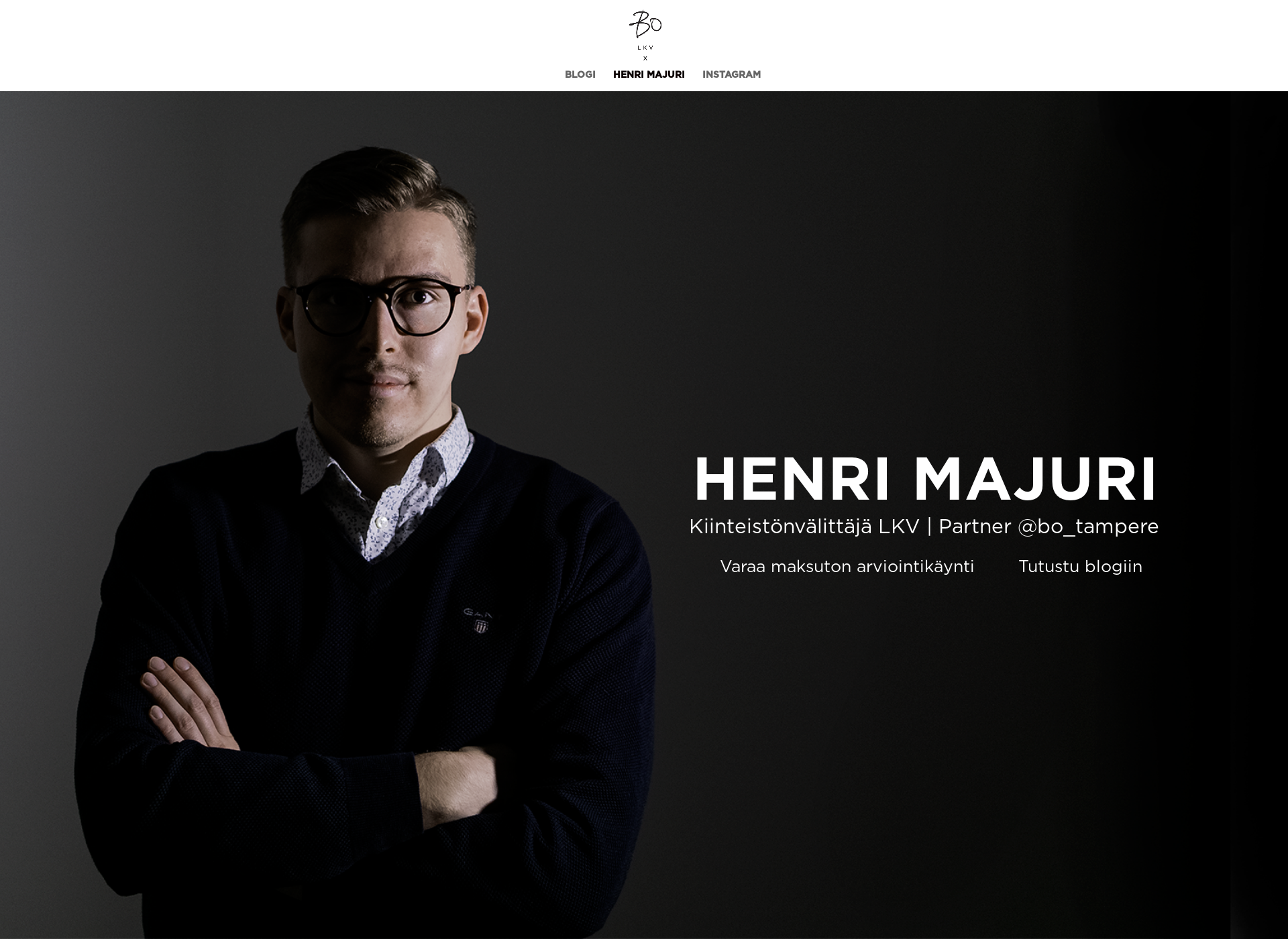 Screenshot for henrimajuri.fi