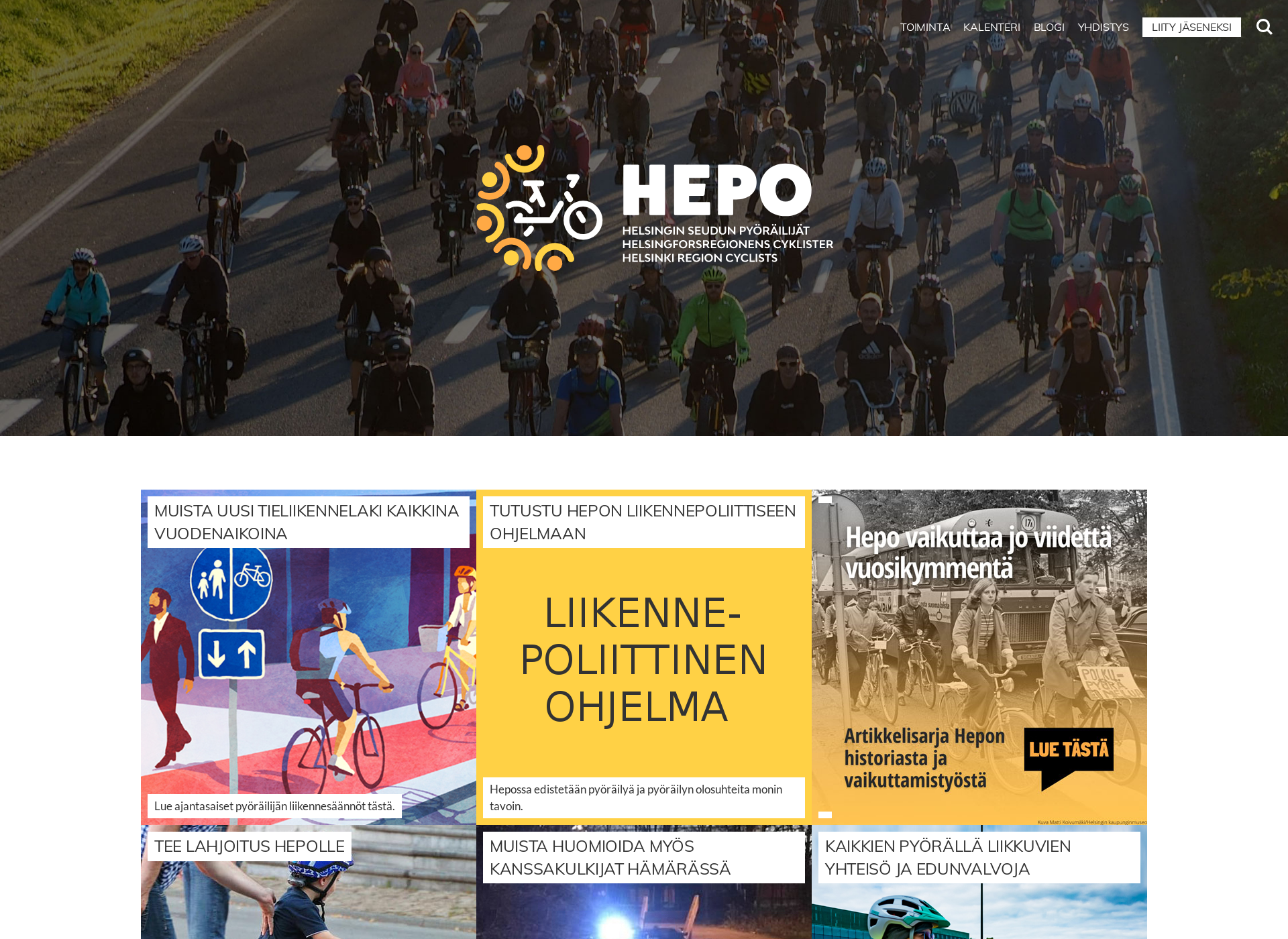 Screenshot for hepo.fi