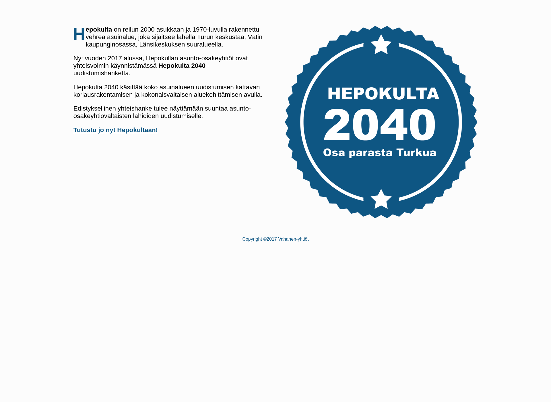 Screenshot for hepokulta2040.fi