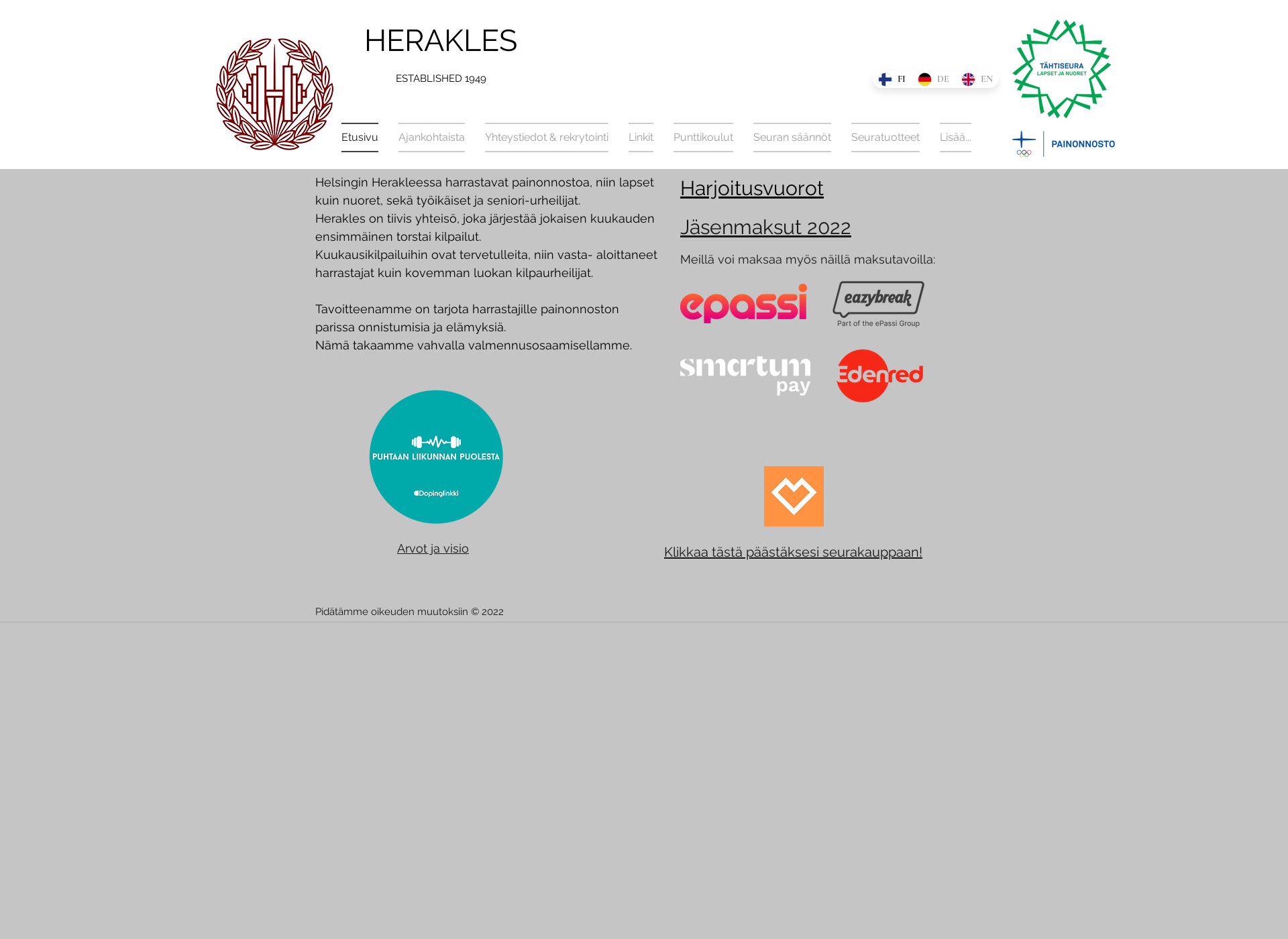 Screenshot for herakles.fi