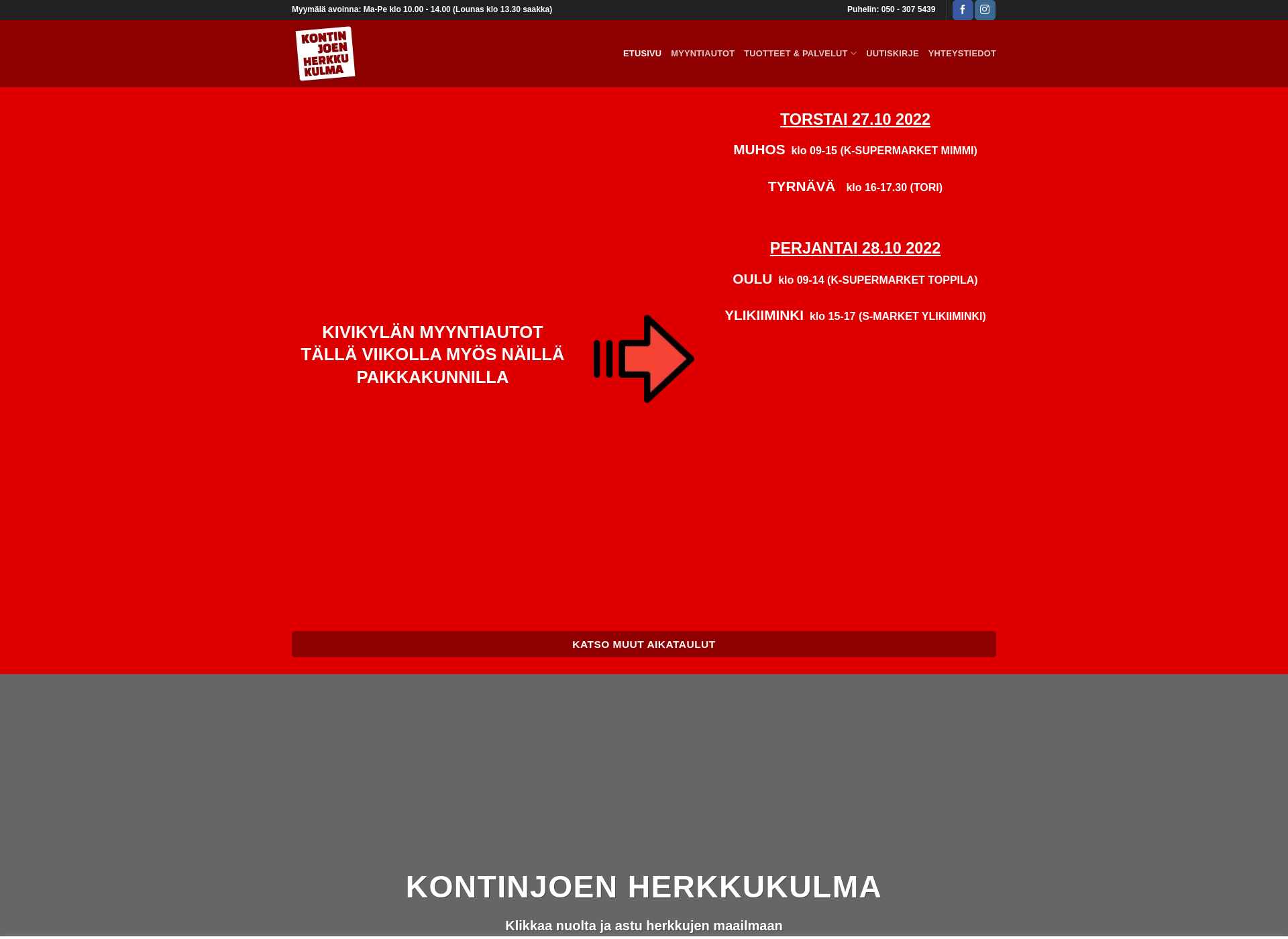Screenshot for herkkukulma.fi