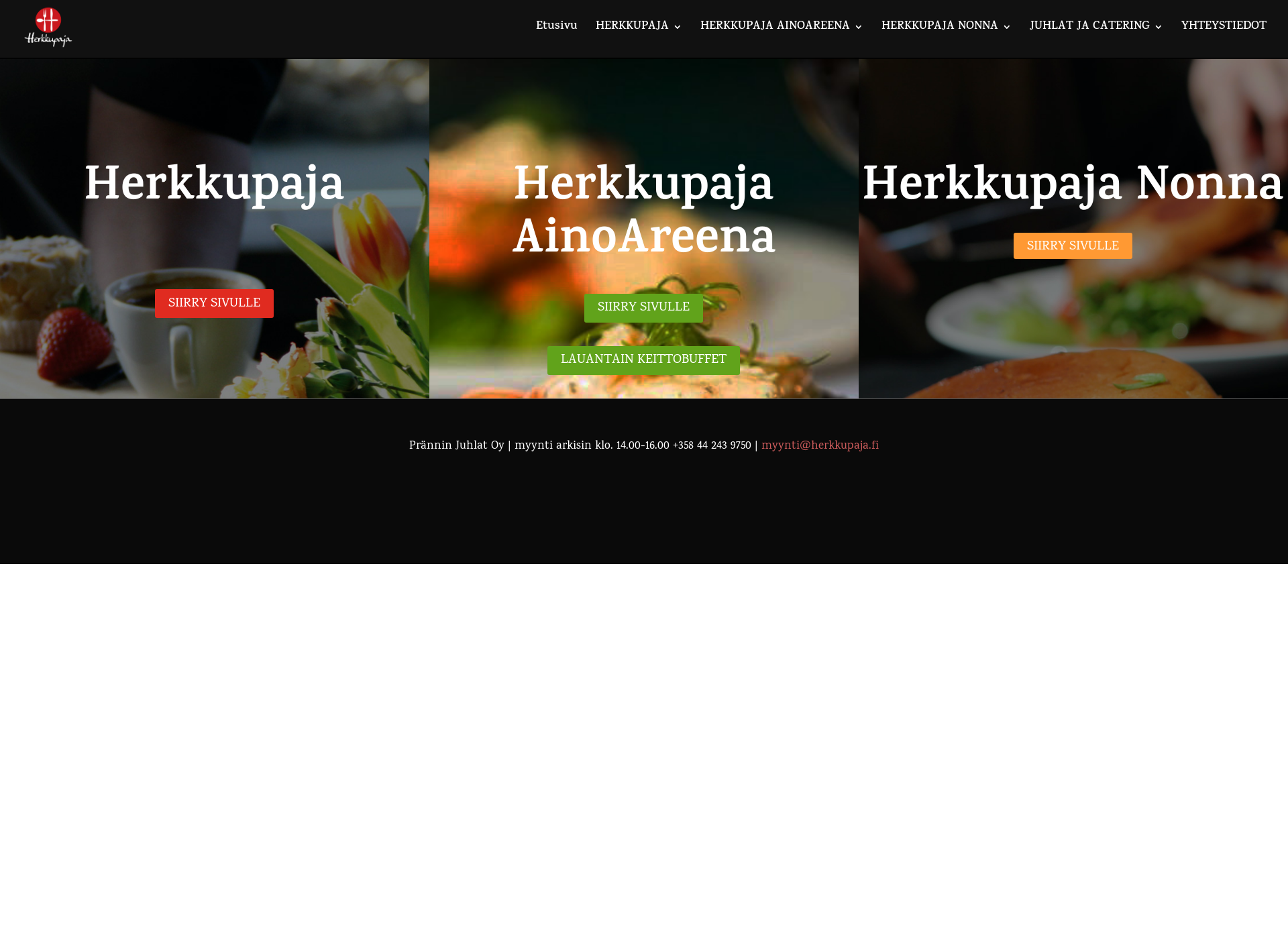 Screenshot for herkkupaja.fi