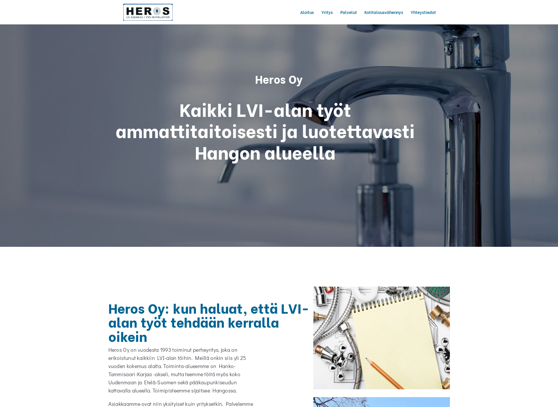 Skärmdump för heros.fi