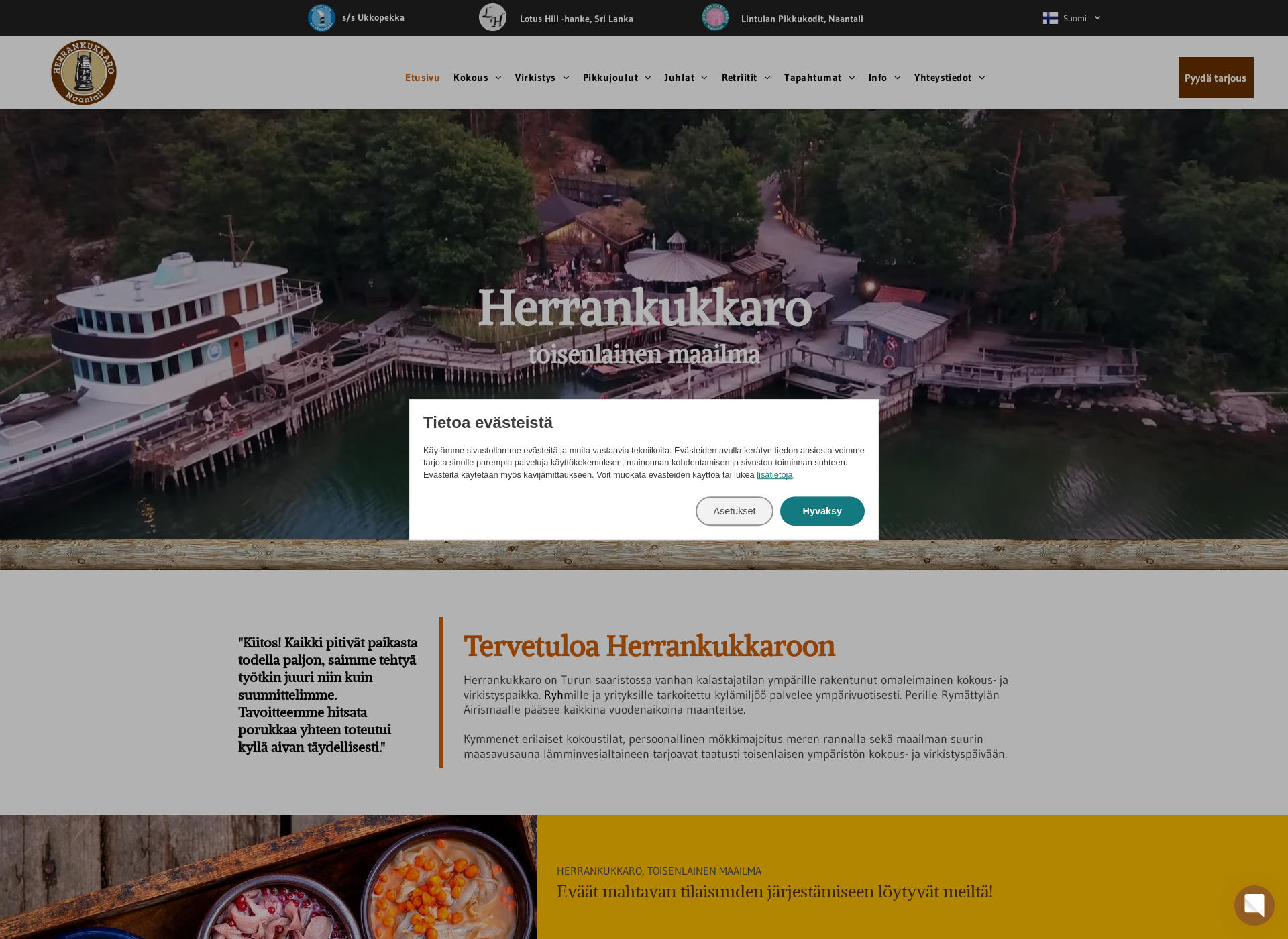 Screenshot for herrankukkaro.fi