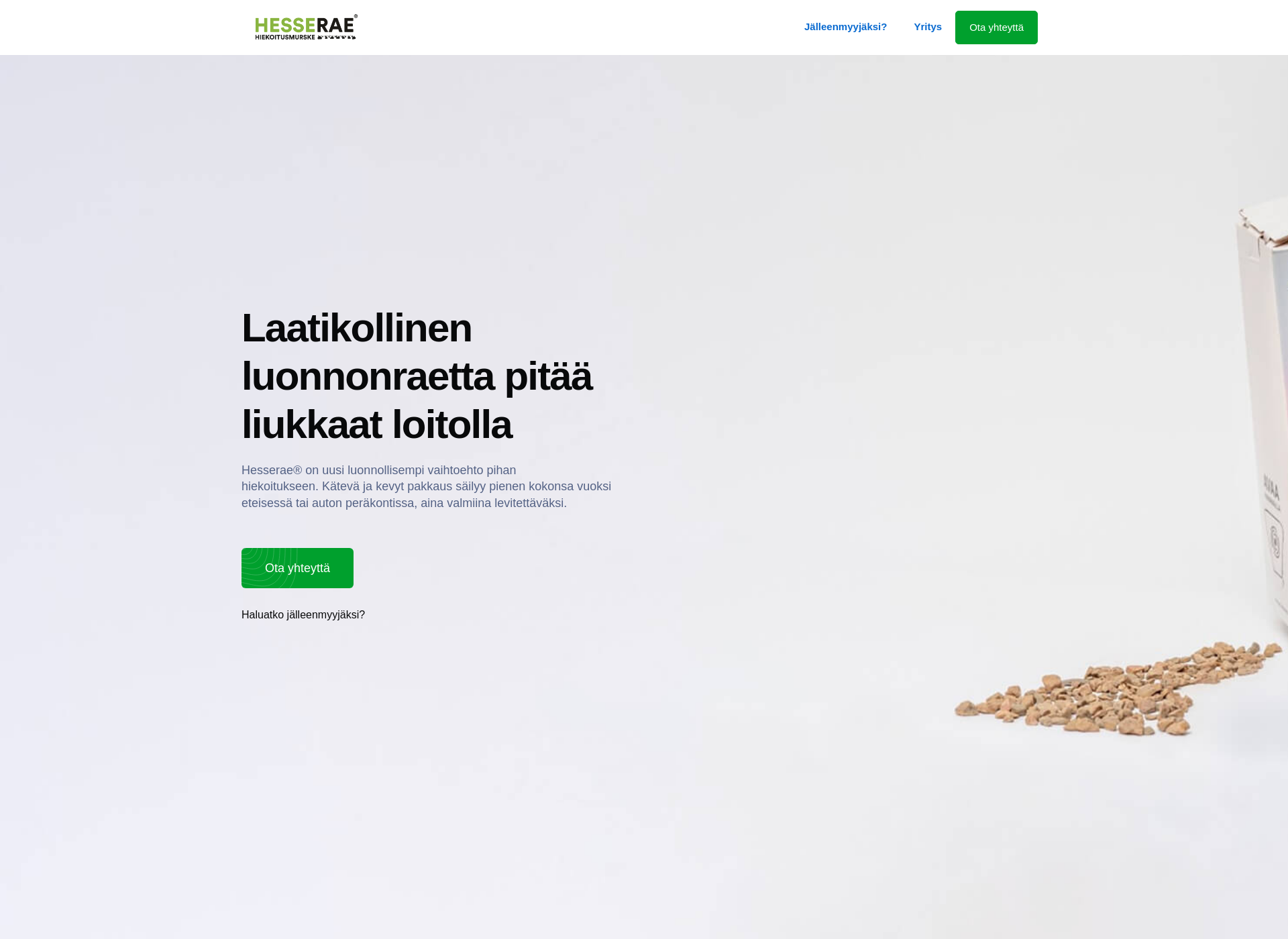 Skärmdump för hesserae.fi