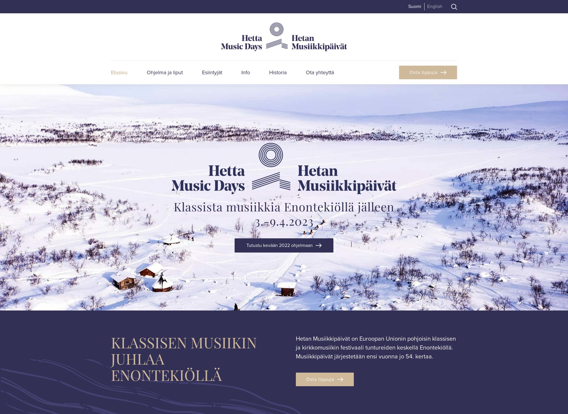 Skärmdump för hetanmusiikkipaivat.fi