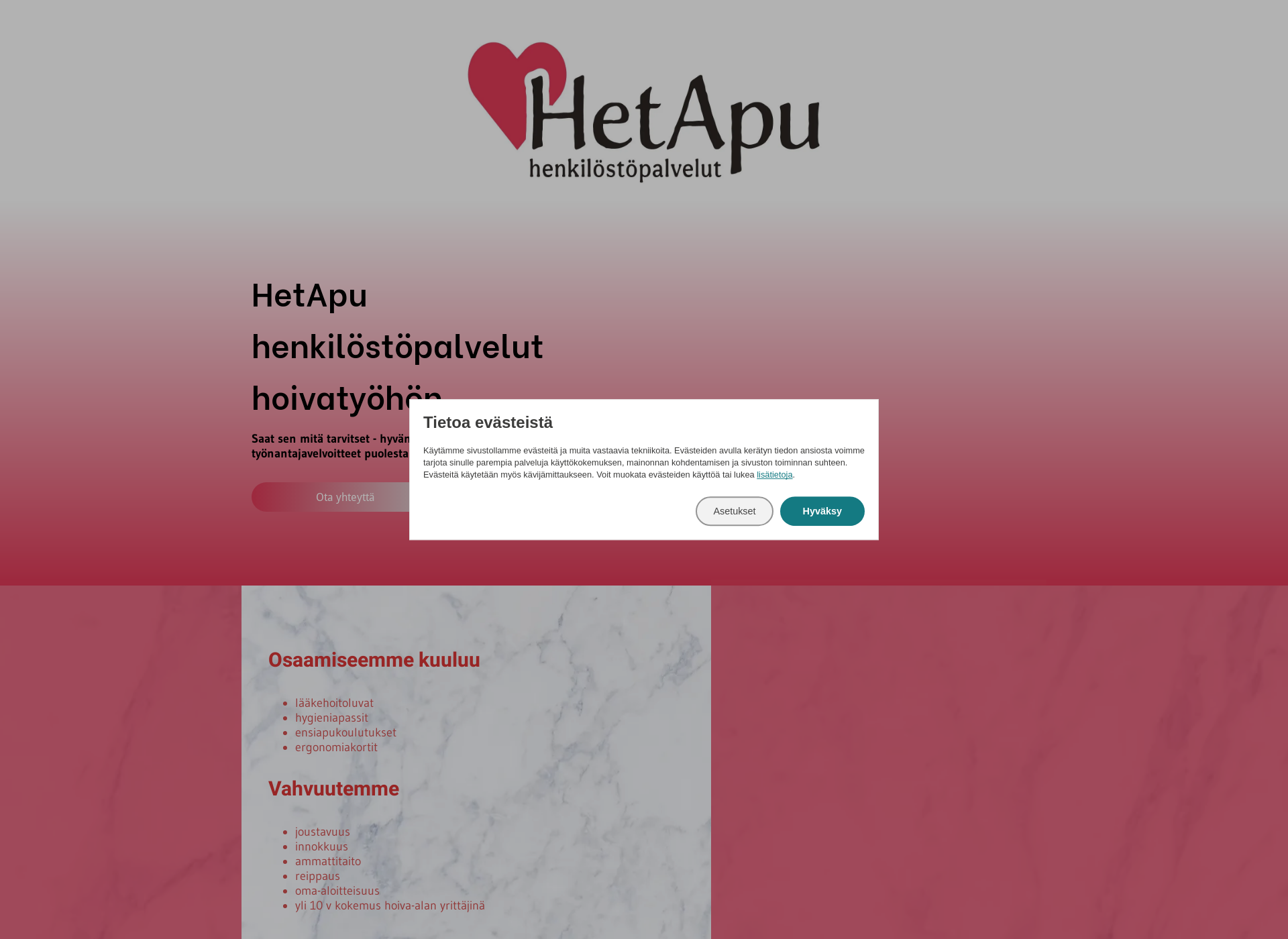 Screenshot for hetapu.fi