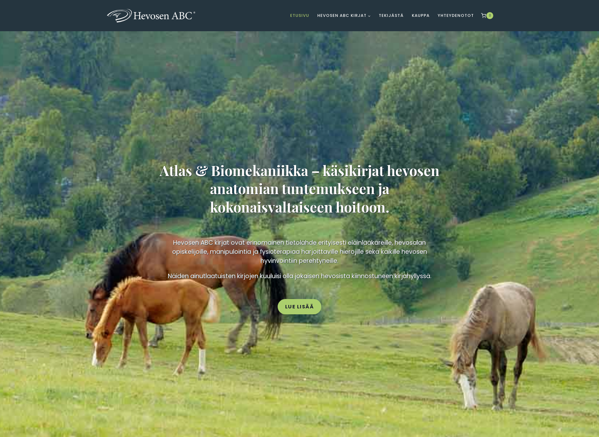 Näyttökuva hevosen-abc.fi