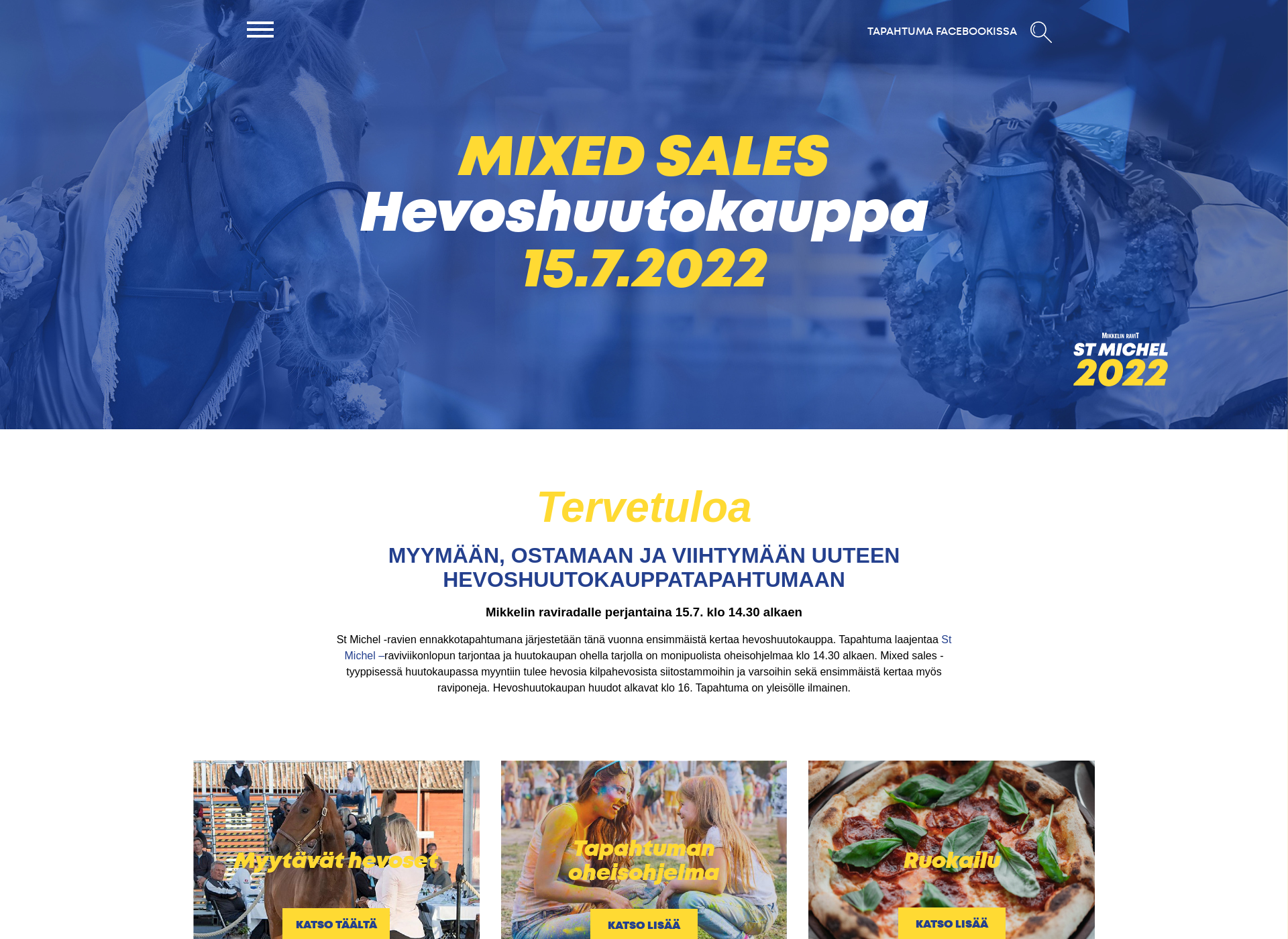 Skärmdump för hevoshuutokauppa.fi