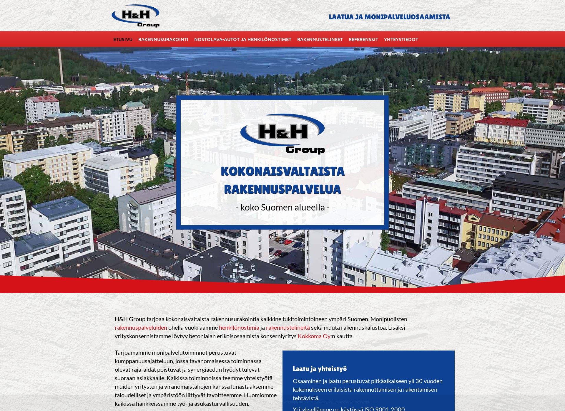 Screenshot for hh-group.fi