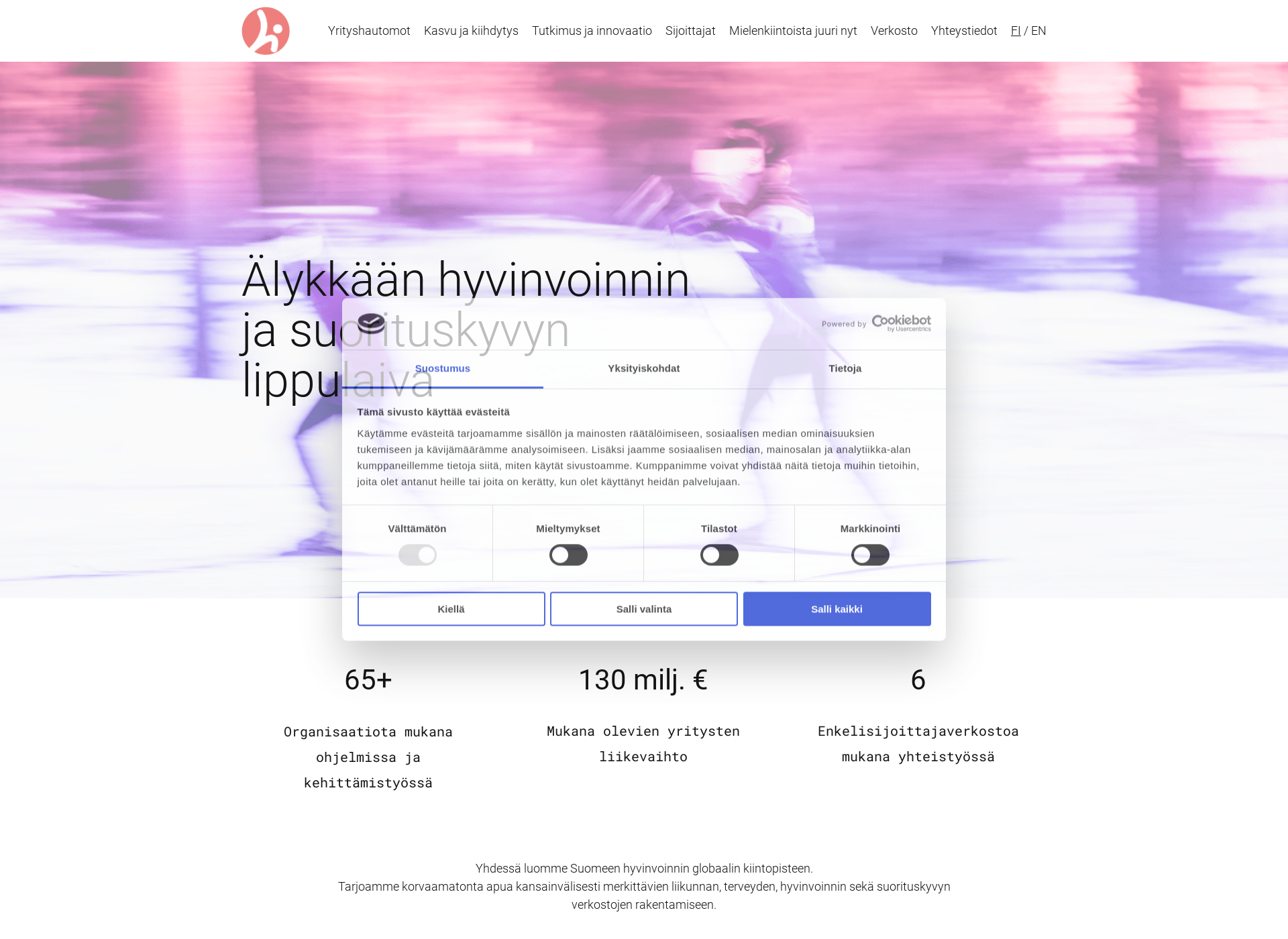 Screenshot for hhub.fi