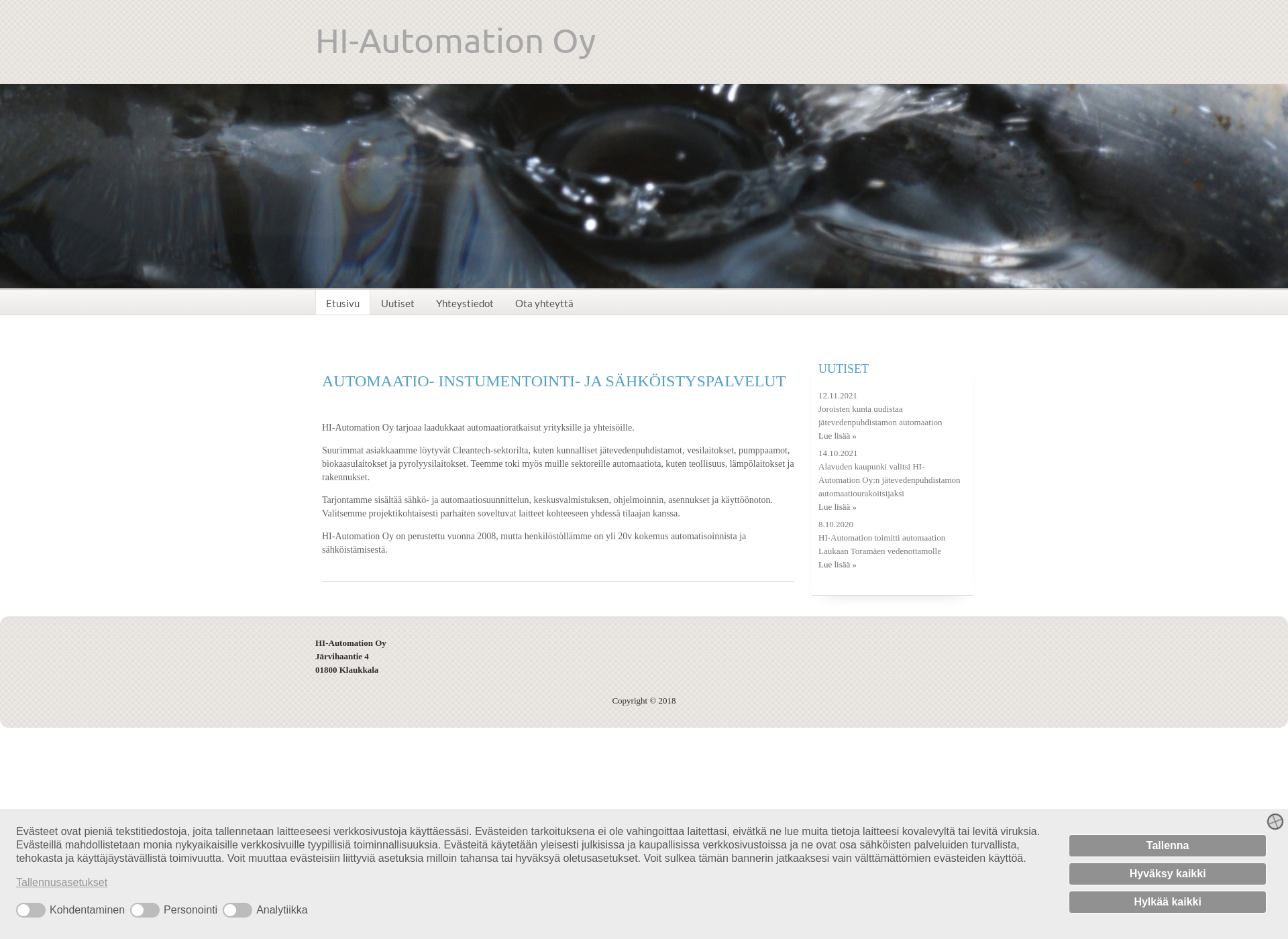 Skärmdump för hi-automation.com