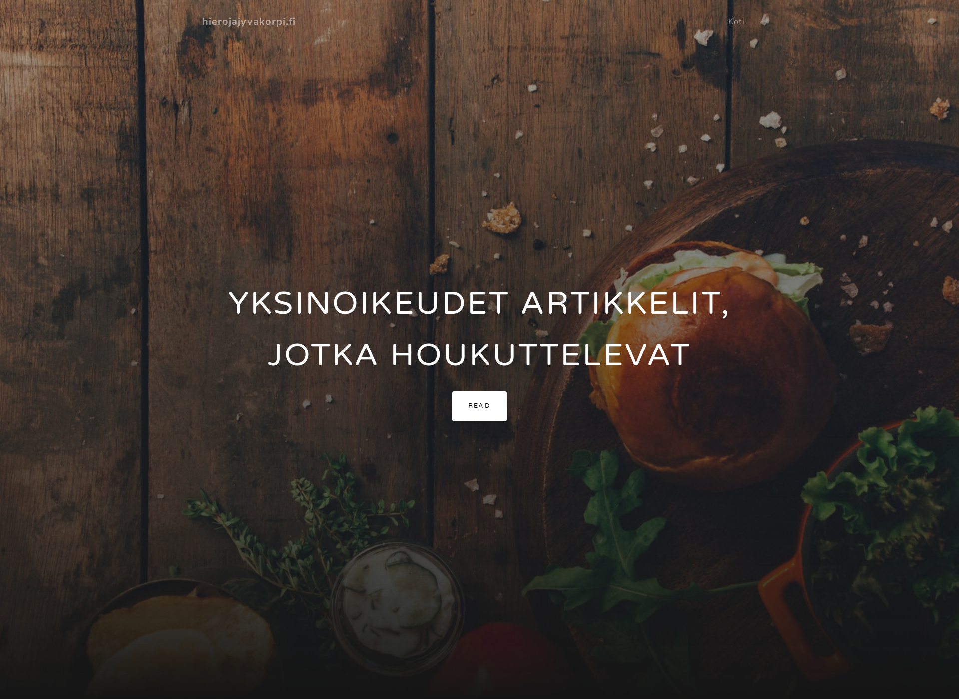 Screenshot for hierojajyvakorpi.fi
