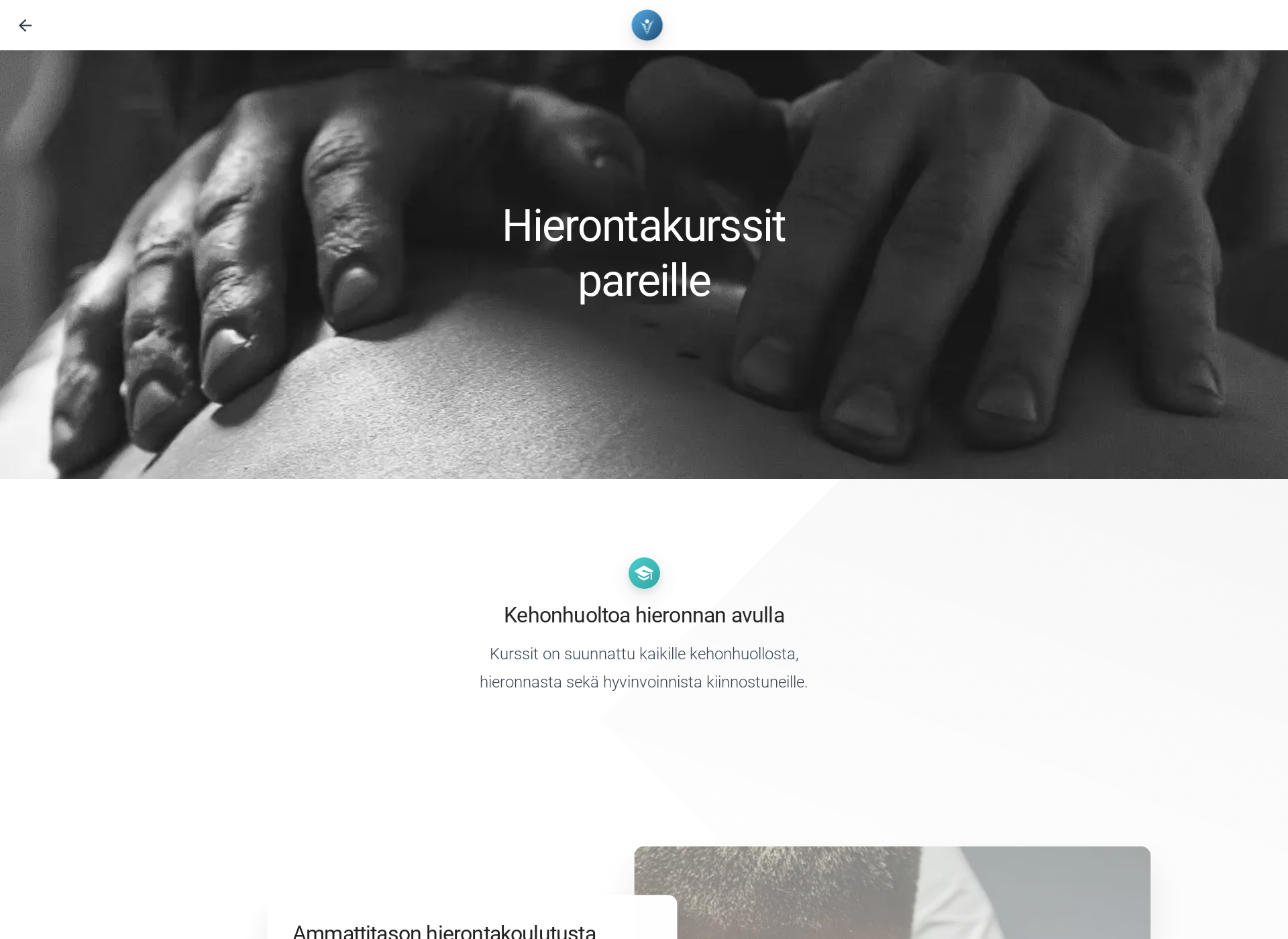 Screenshot for hierontakurssi.fi