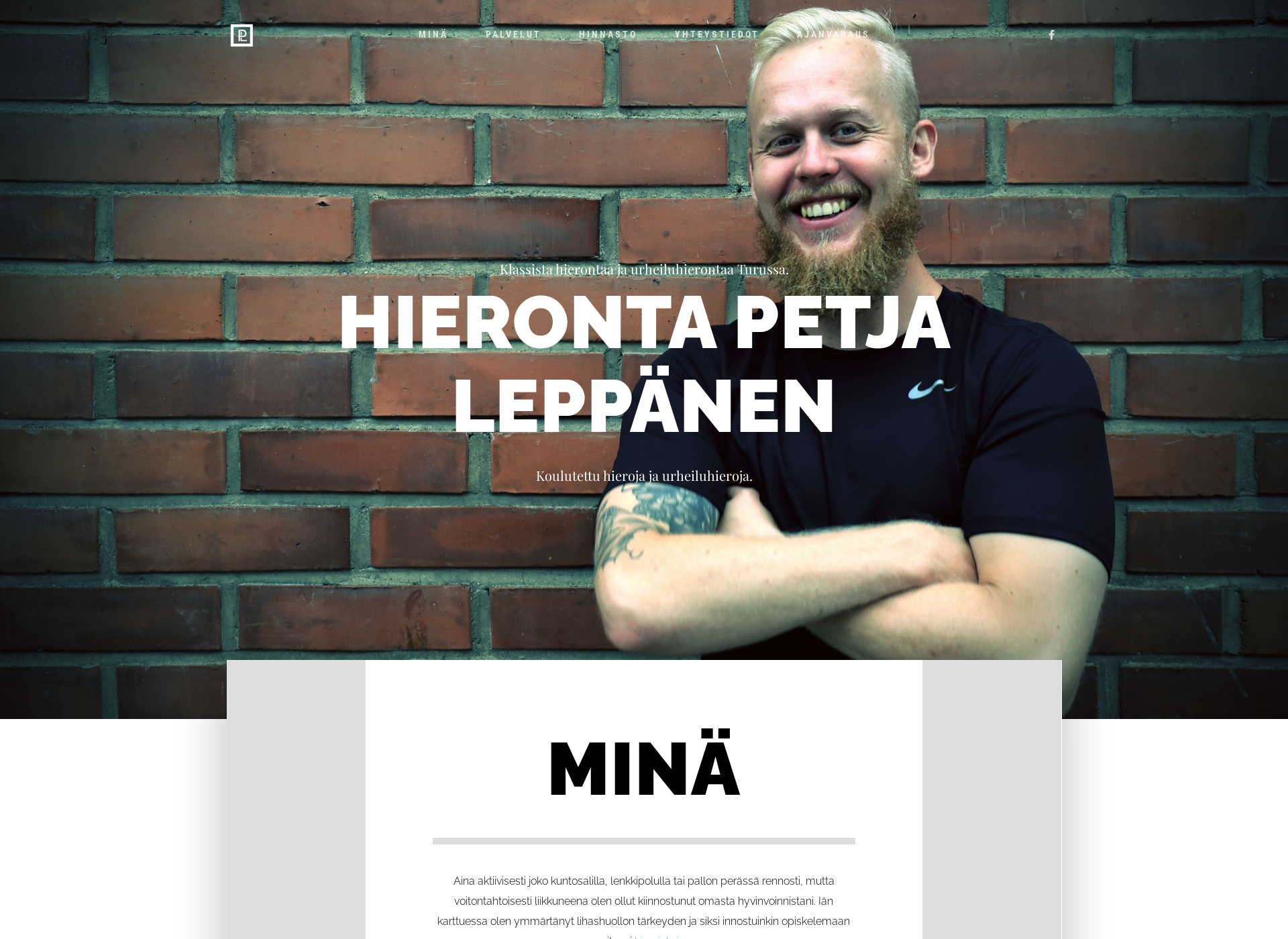 Screenshot for hierontapetjaleppanen.fi