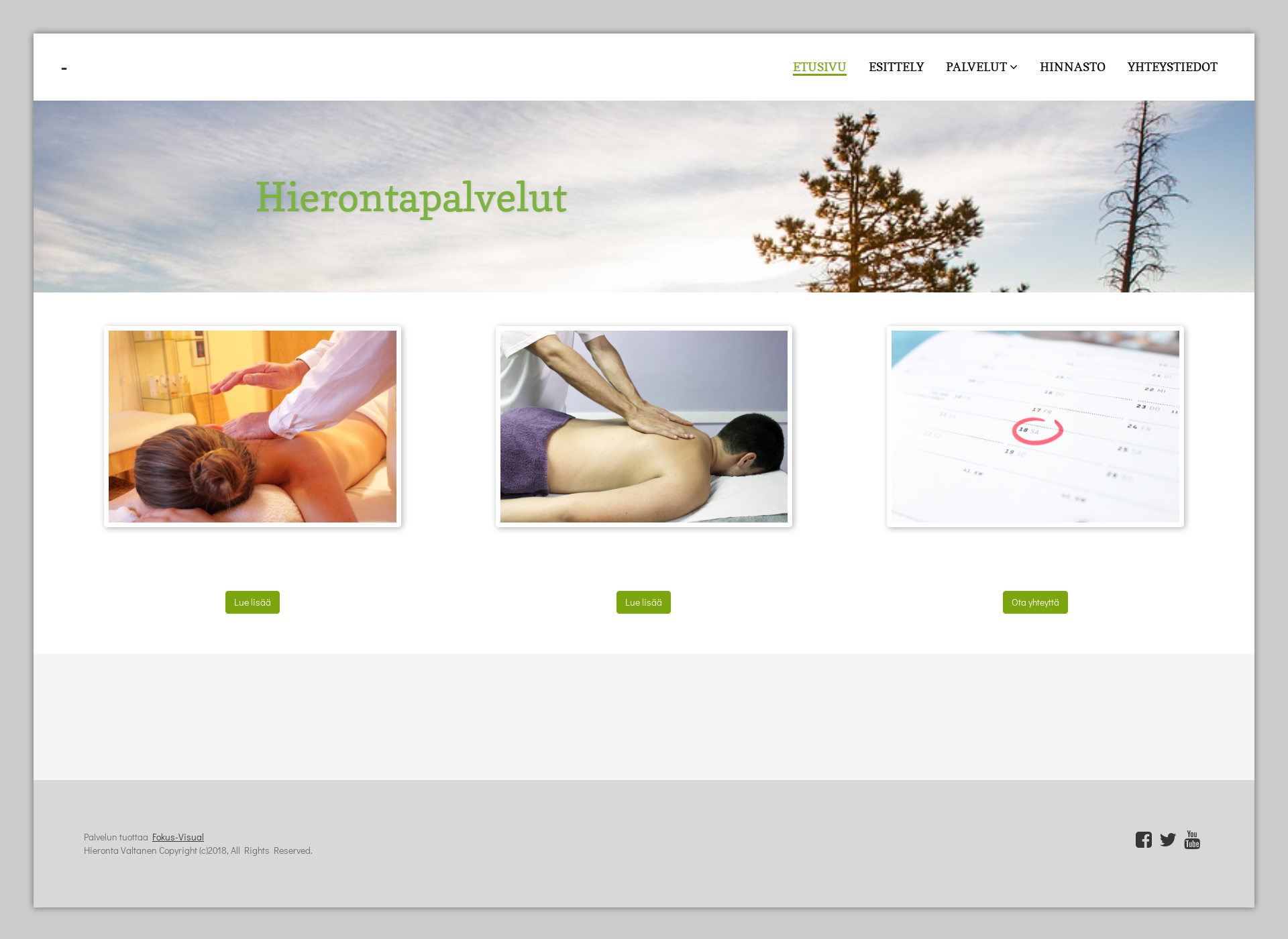 Screenshot for hierontavaltanen.fi