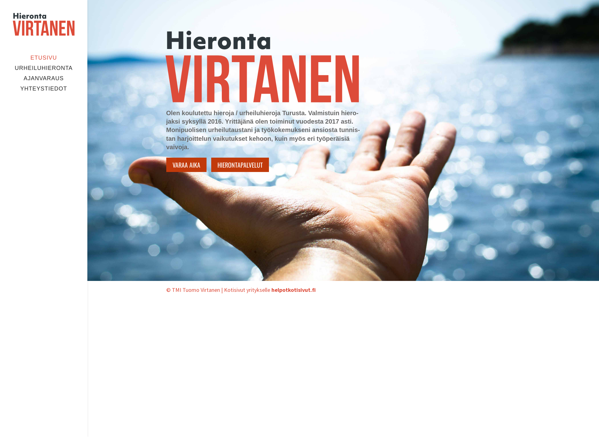 Skärmdump för hierontavirtanen.fi