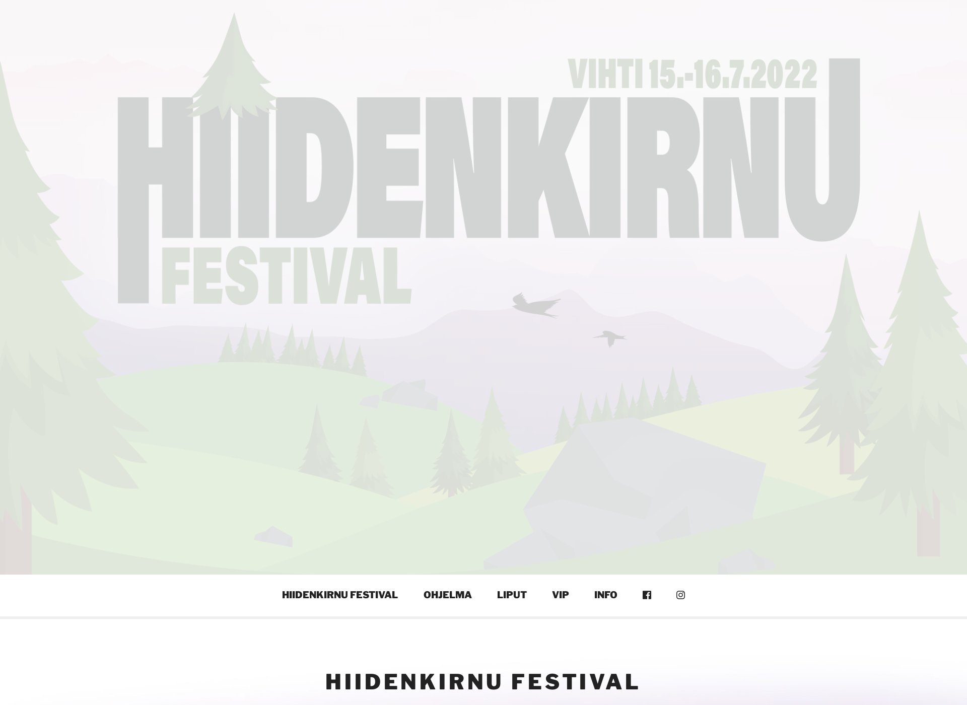 Skärmdump för hiidenkirnufestival.fi