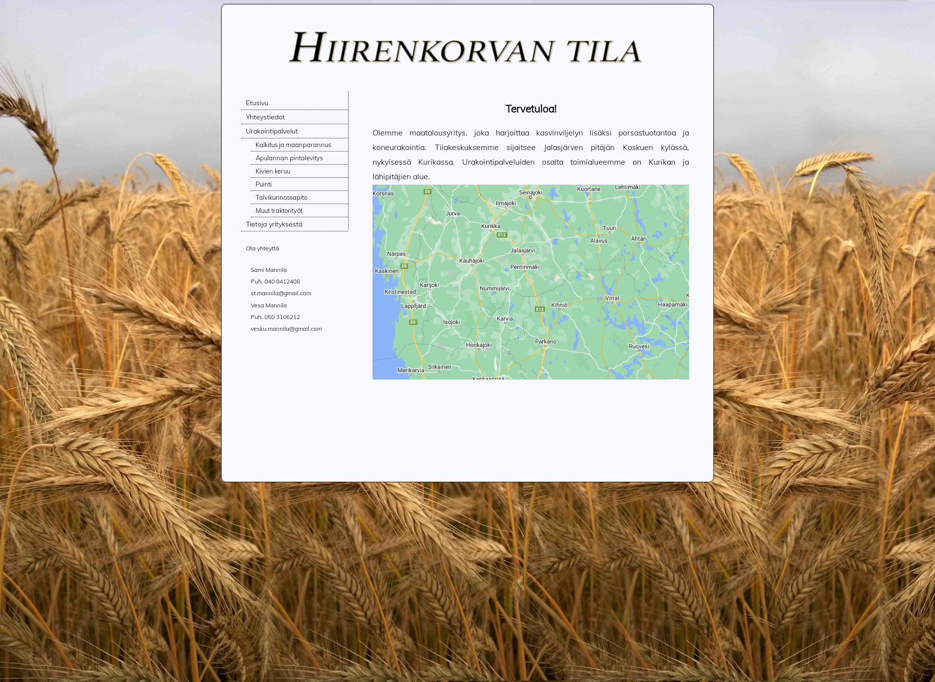 Screenshot for hiirenkorvantila.fi
